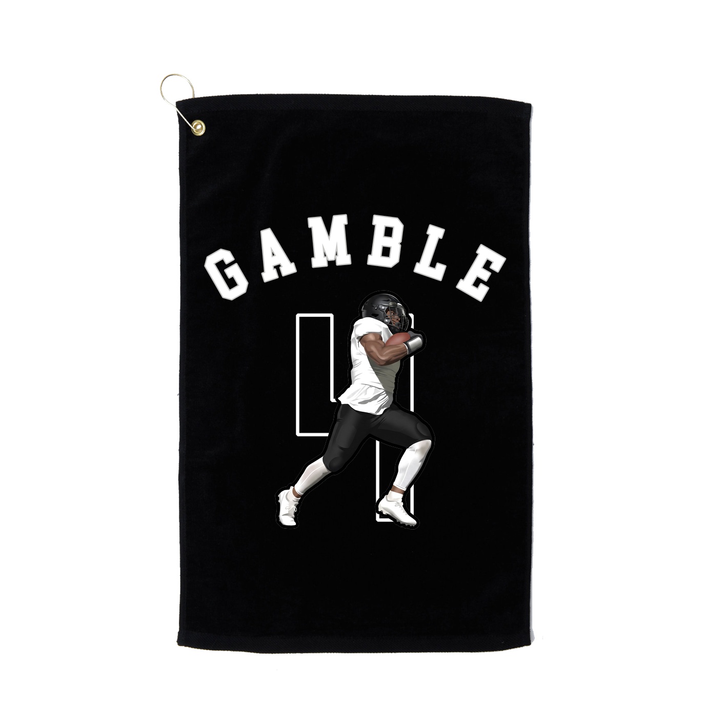 Golf Towel — Shirsey Arch in Black