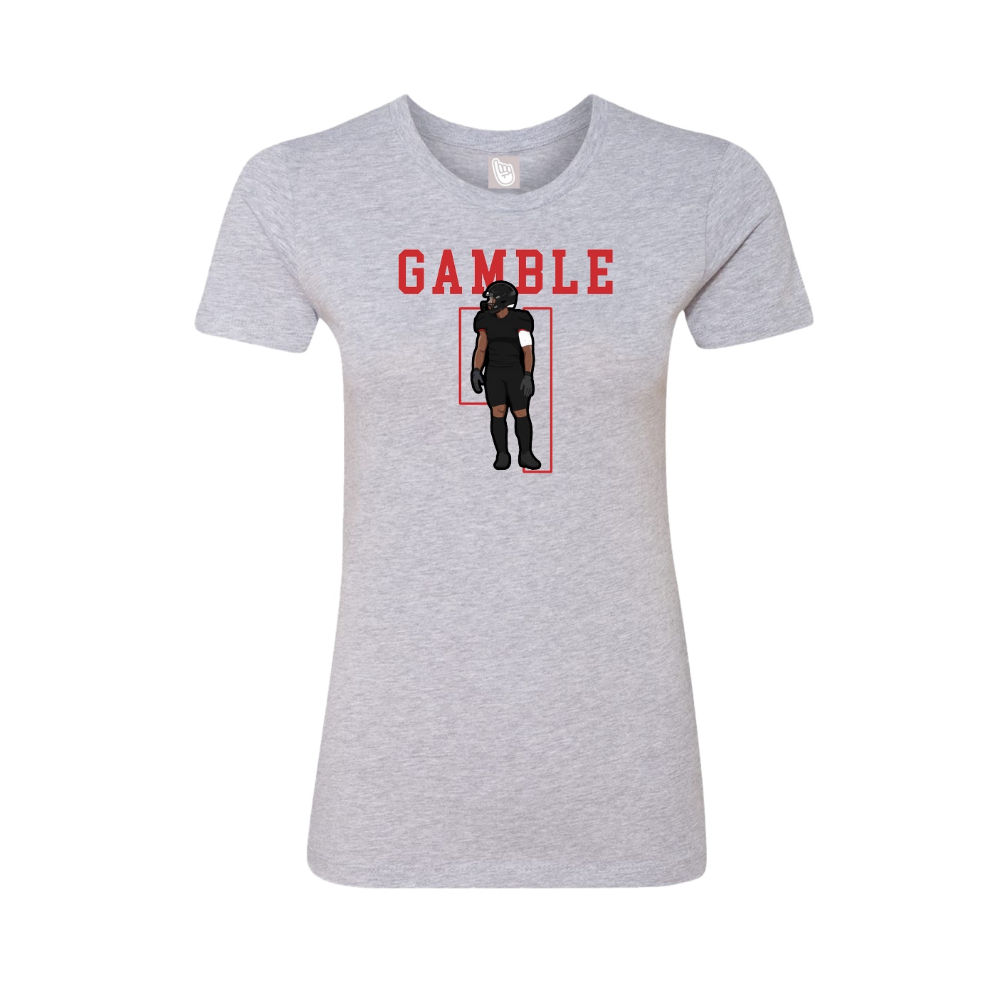 Fitted Women's Tee — Shirsey in Grey