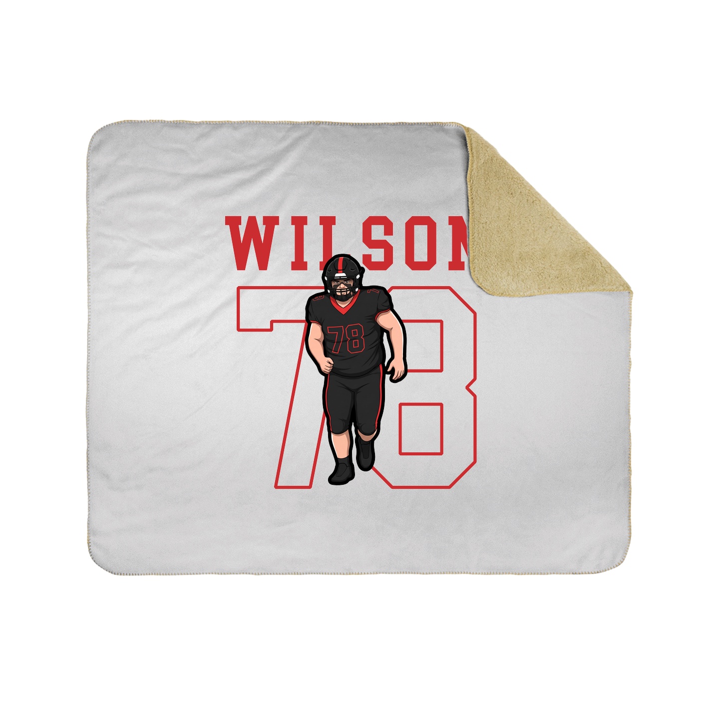 Throw Blanket — Shirsey in White