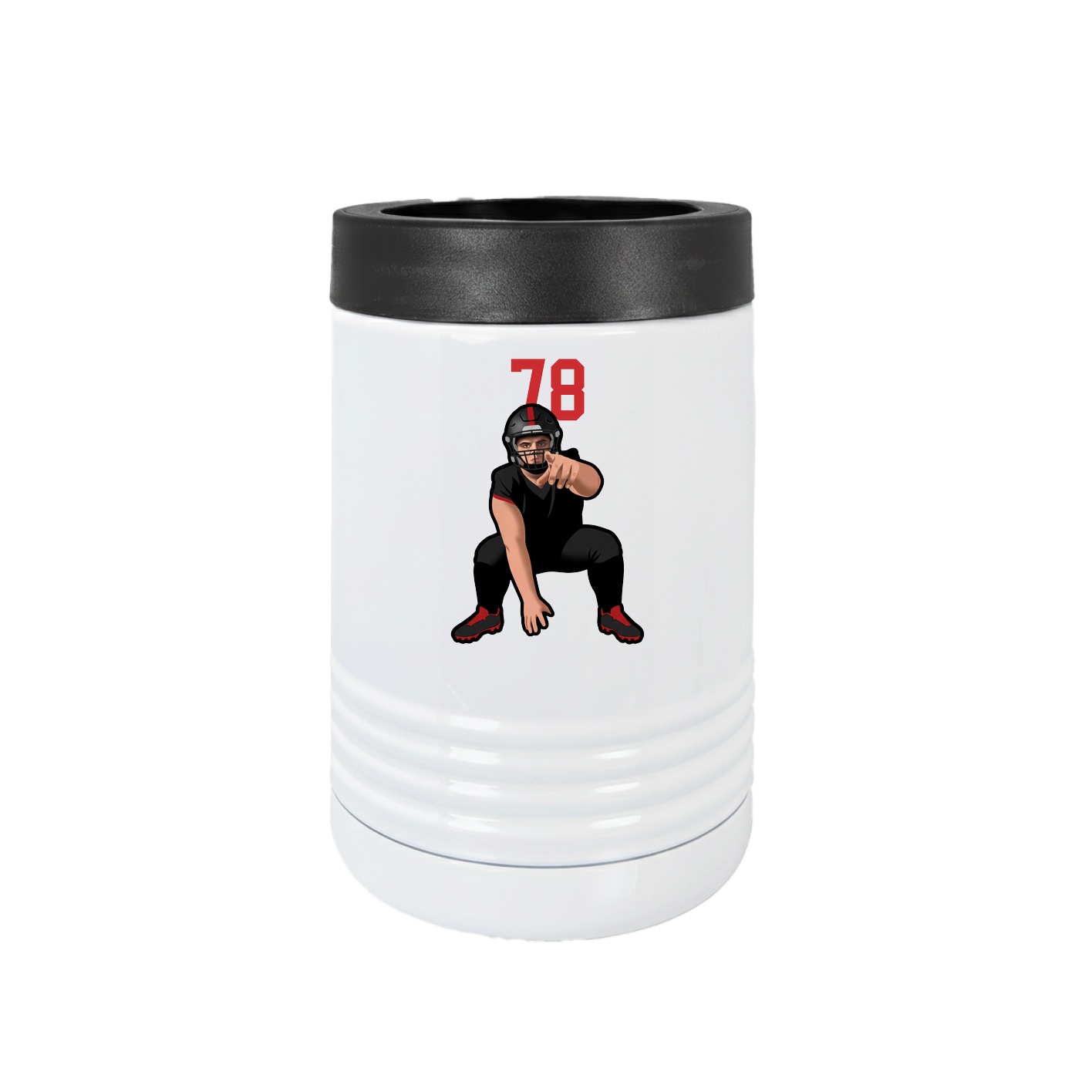 Beverage Holder — Number Top in White