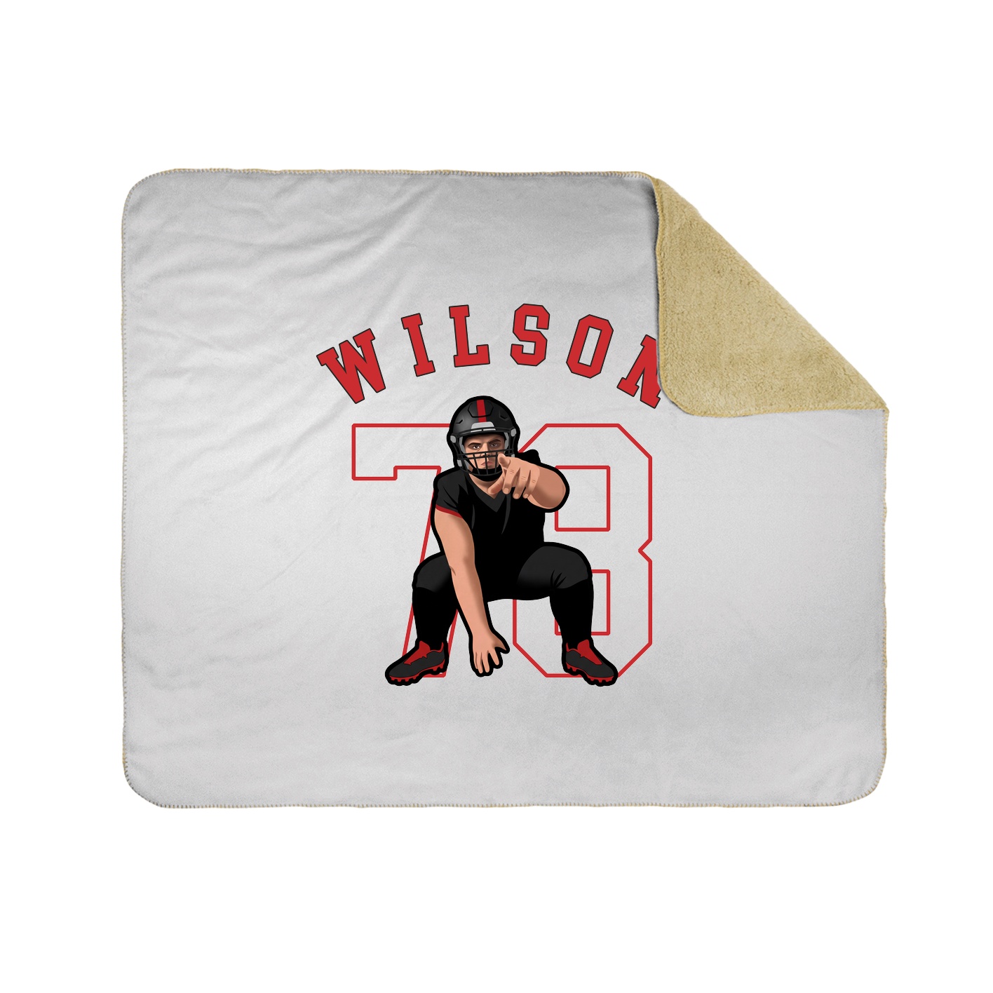Throw Blanket — Shirsey Arch in White