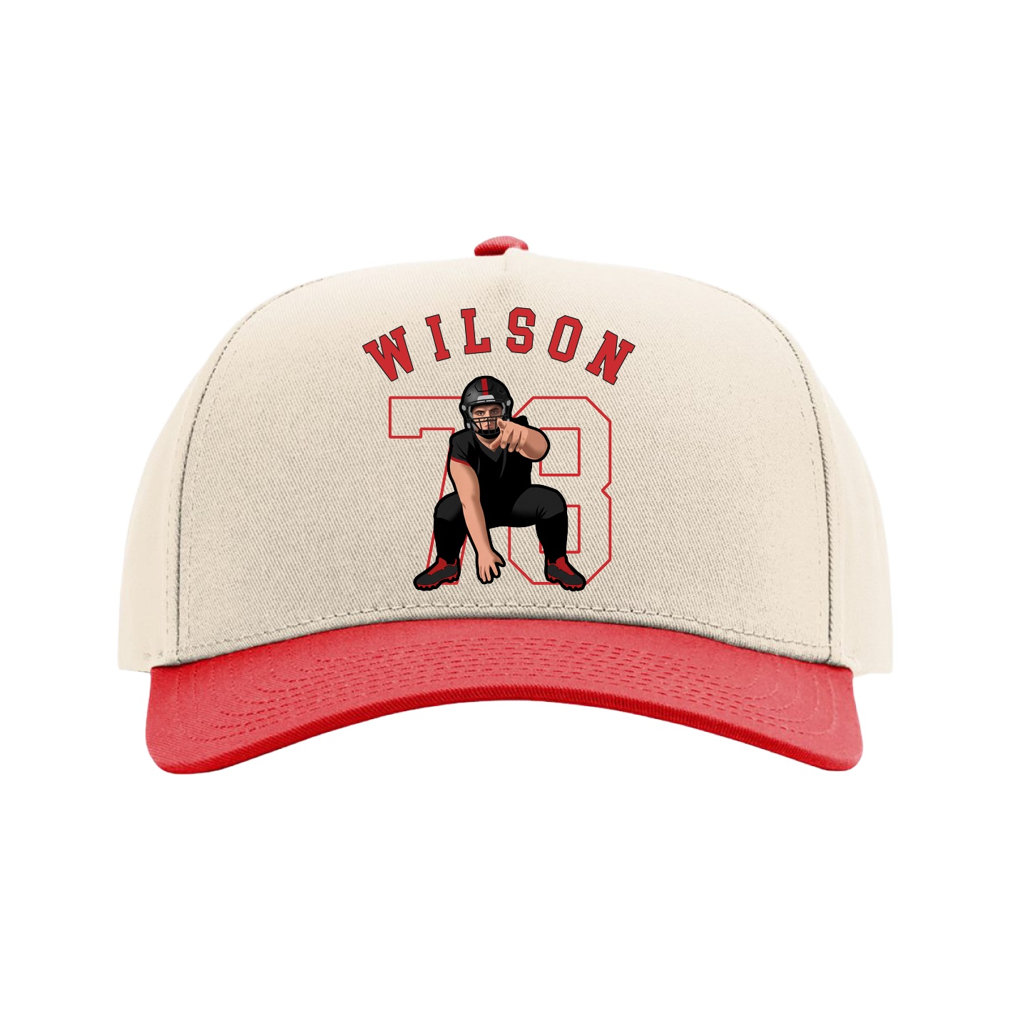 Full Fabric Five-Panel Champ Cap