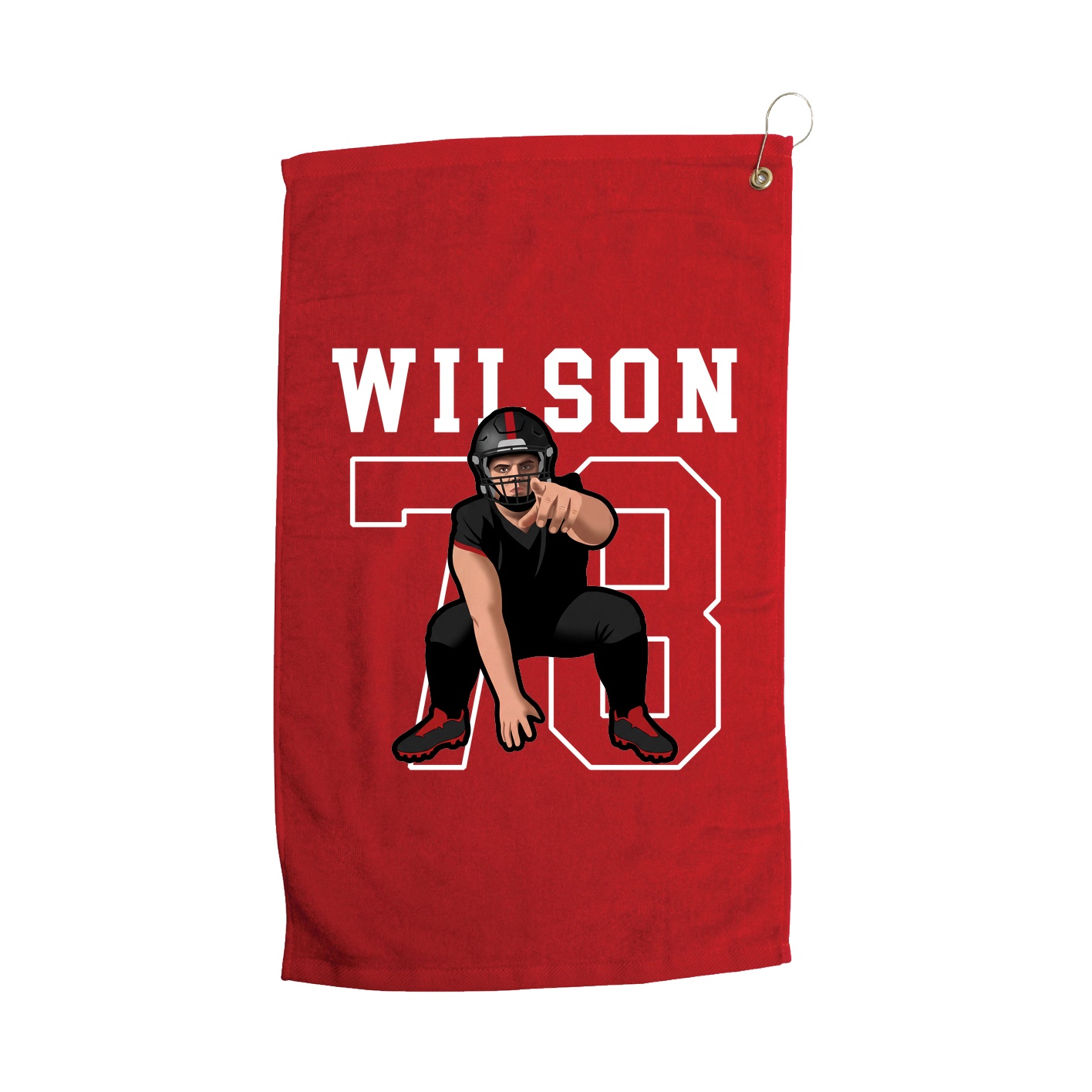 Golf Towel — Shirsey in Red