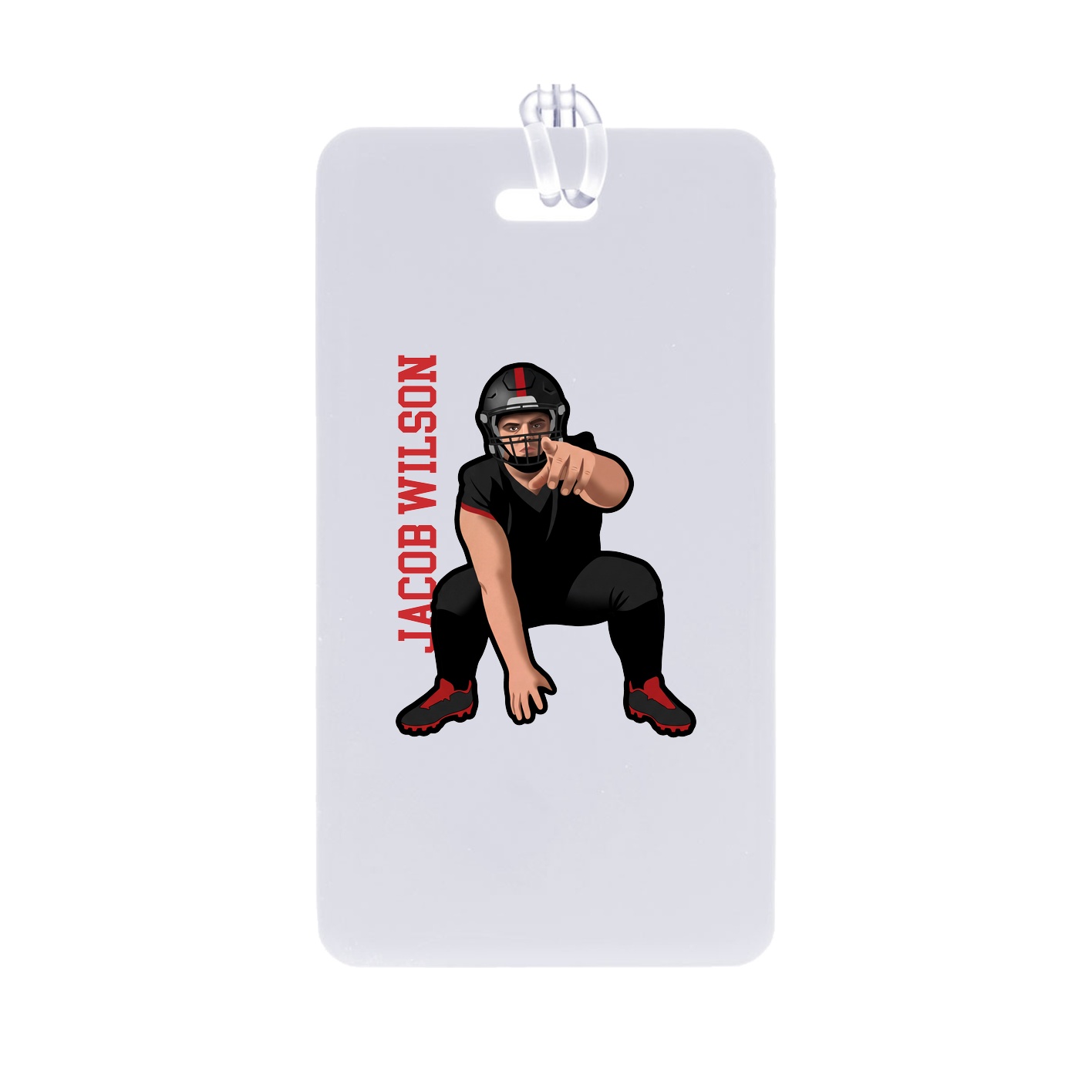 Bag Tag — Name Vertical in Classic
