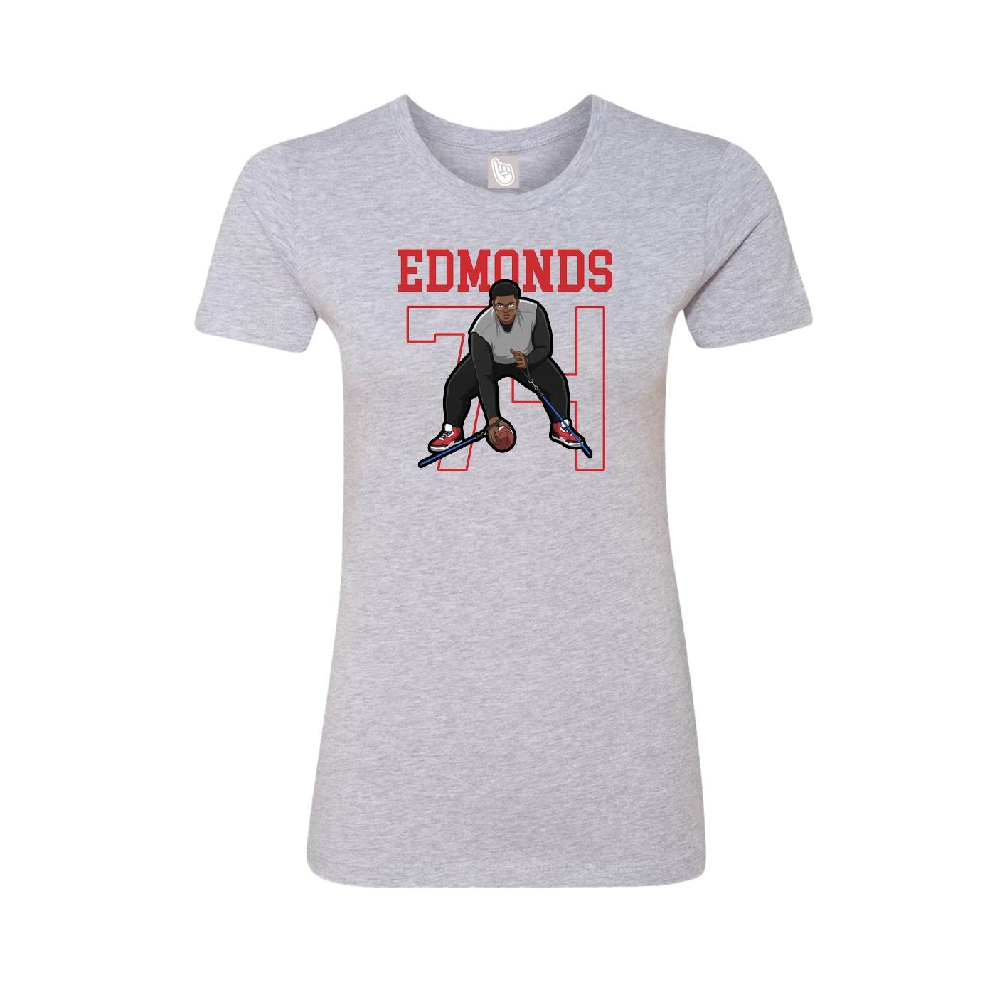 Fitted Women's Tee — Shirsey in Grey