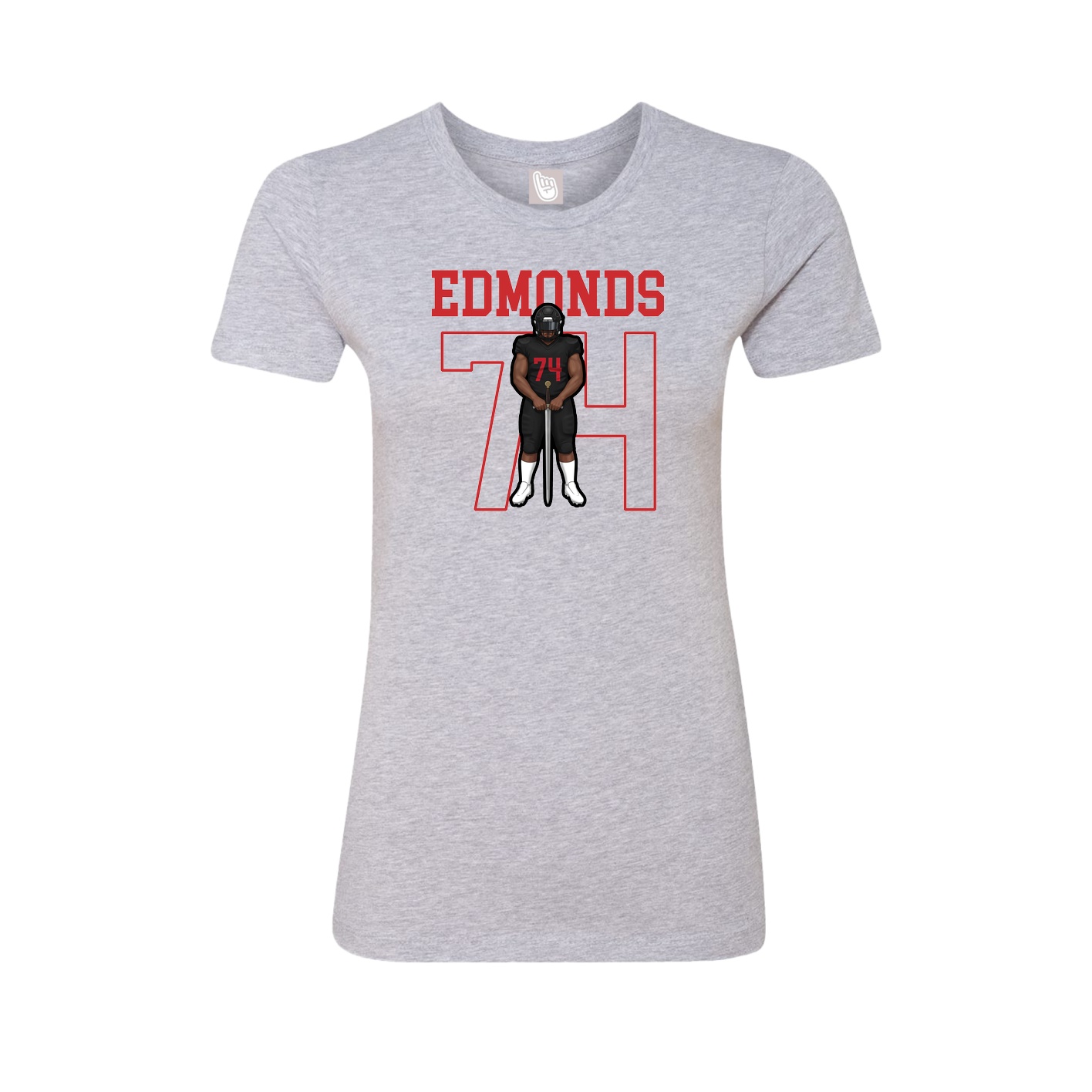 Fitted Women's Tee — Shirsey in Grey