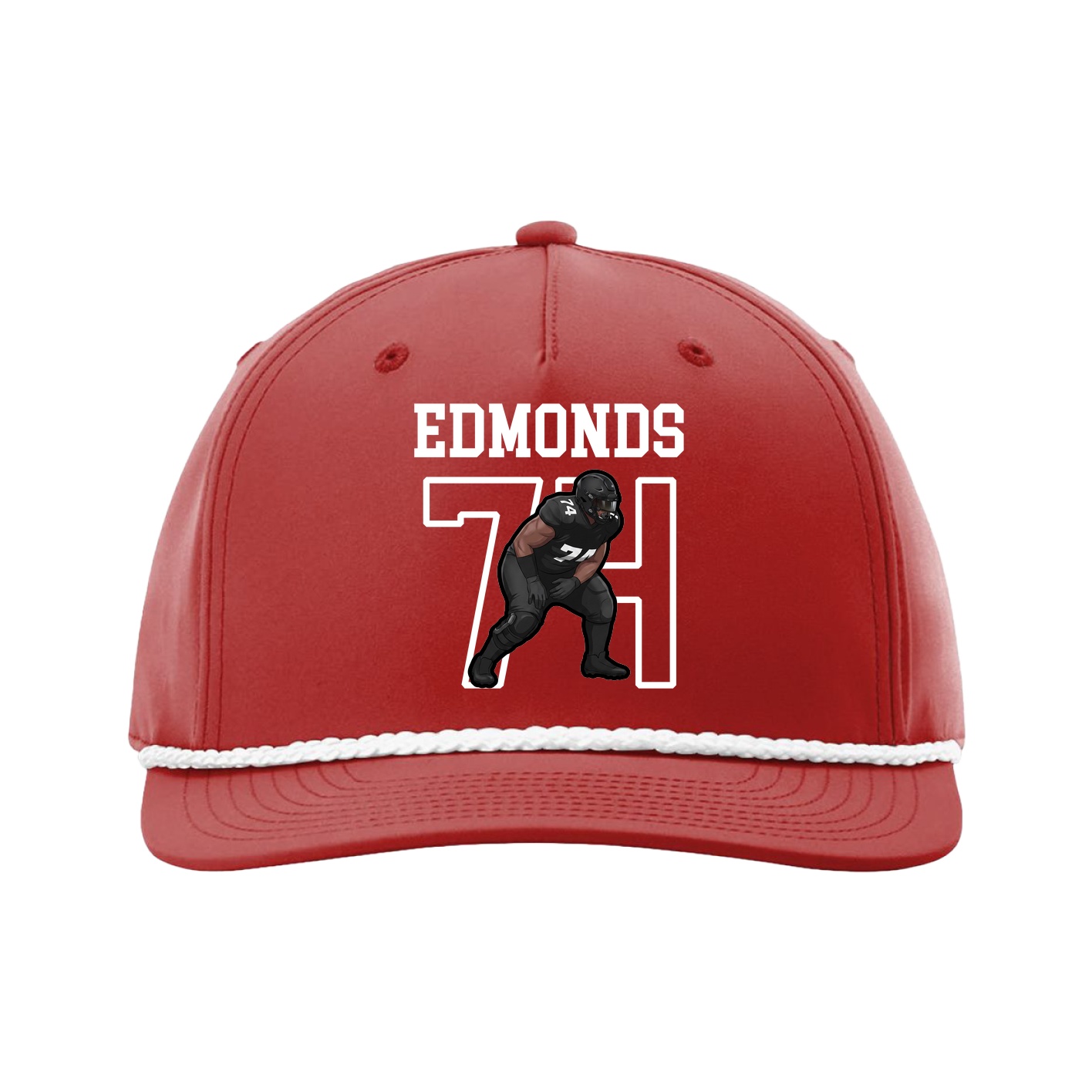 Five-Panel Classic Rope Cap — Shirsey in Red