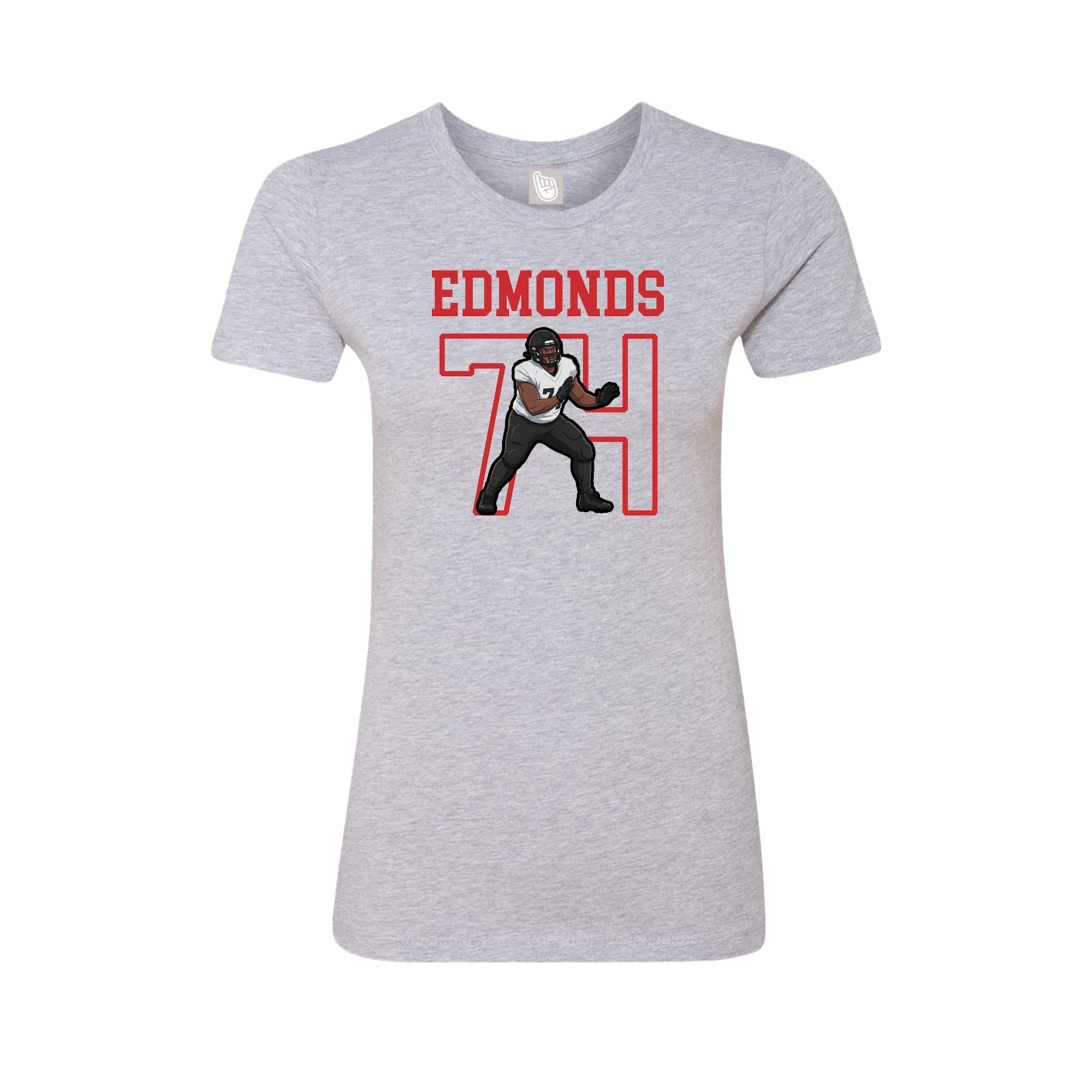 Fitted Women's Tee — Shirsey in Grey