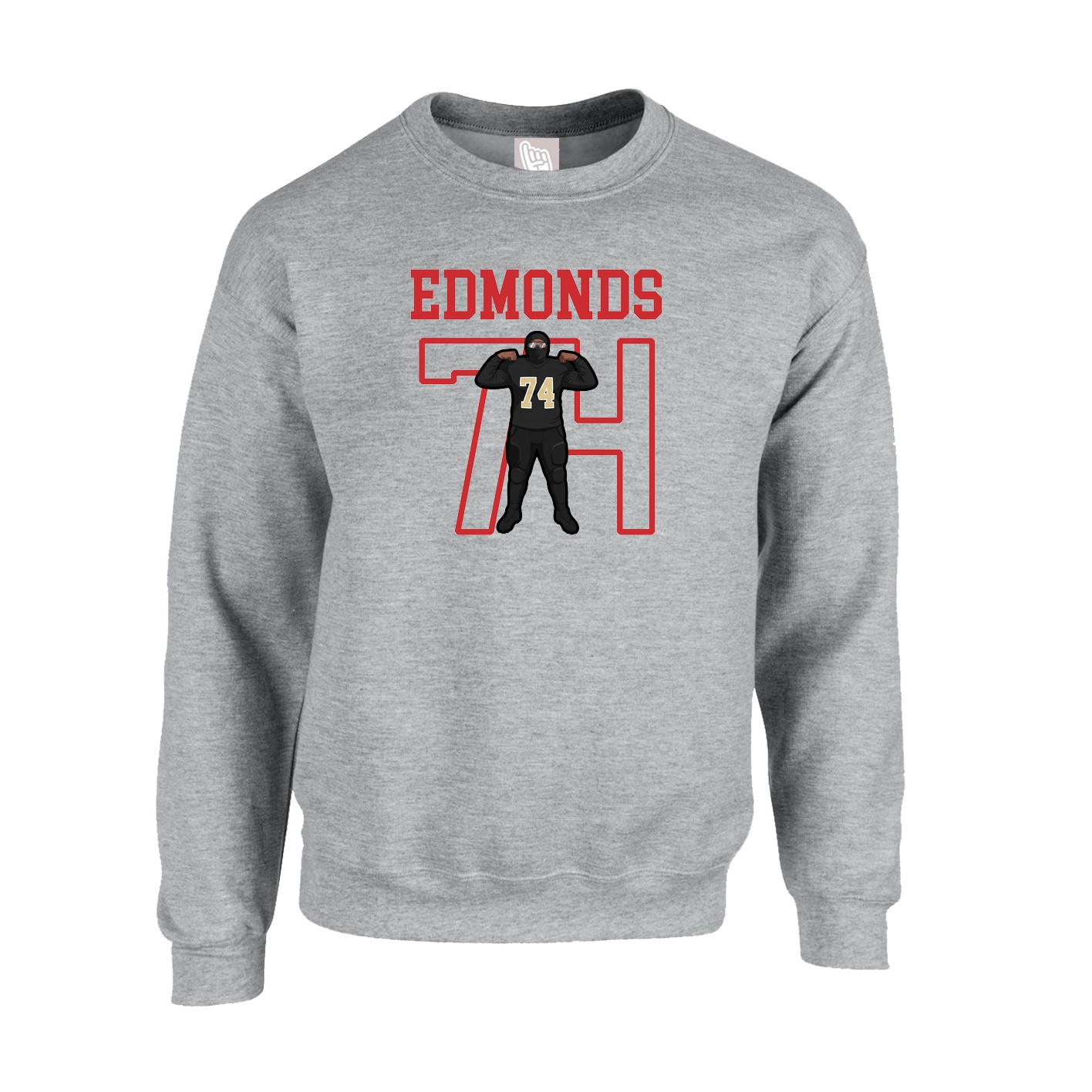 Fleece Crew — Shirsey in Grey