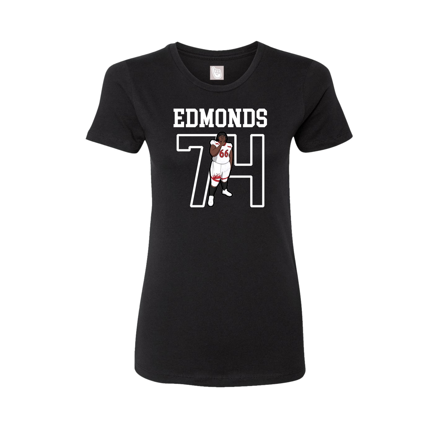 Fitted Women's Tee — Shirsey in Black