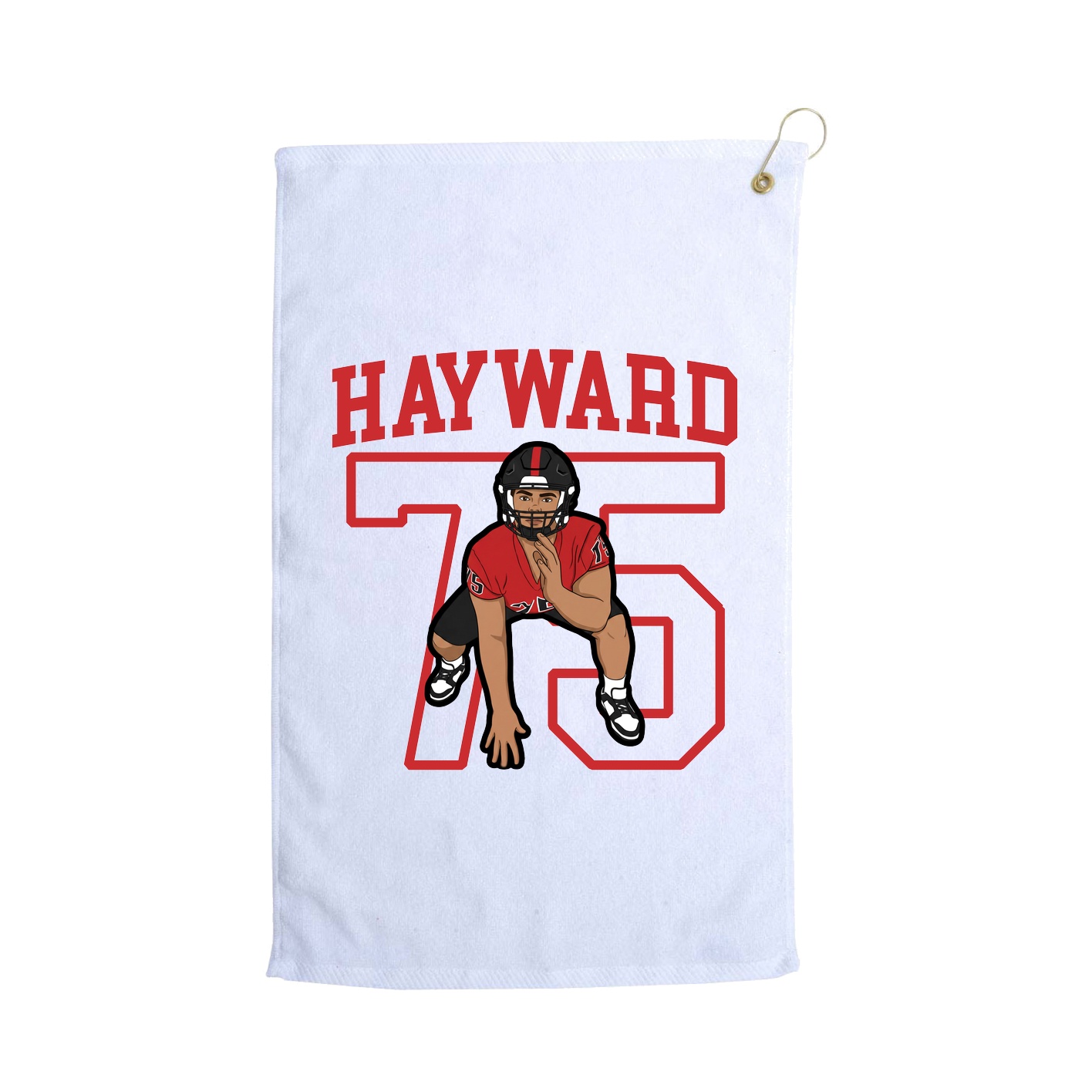 Golf Towel — Shirsey in White