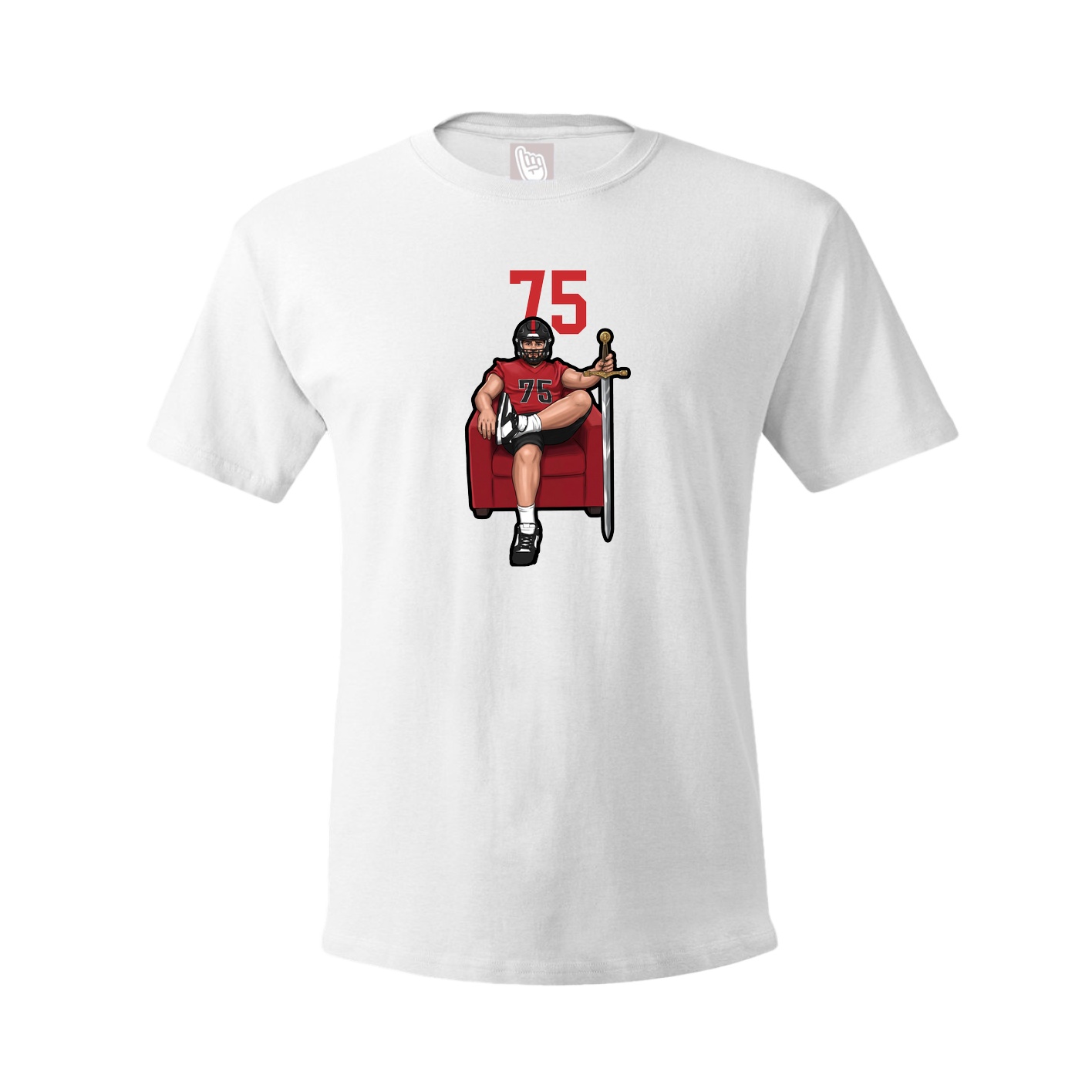 Tee — Number Top in White