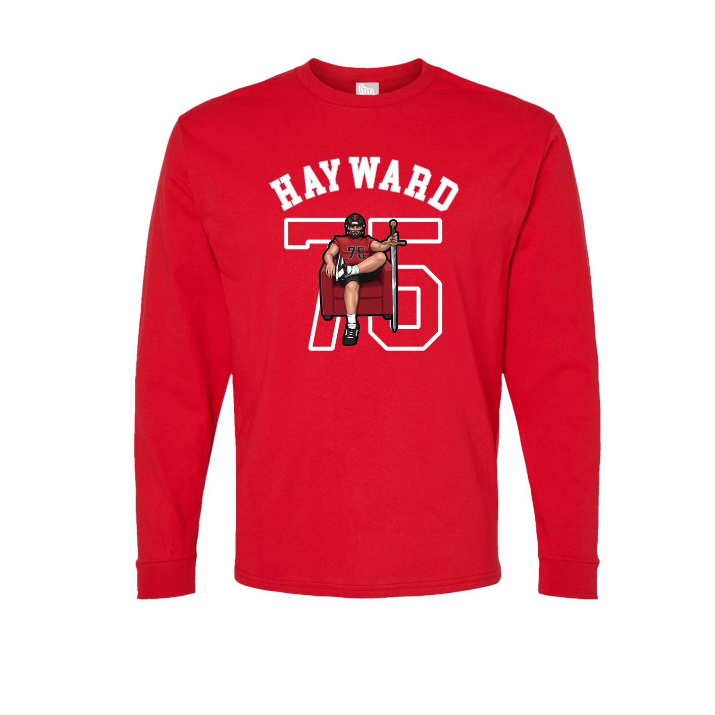 Long Sleeve Tee — Shirsey Arch in Red