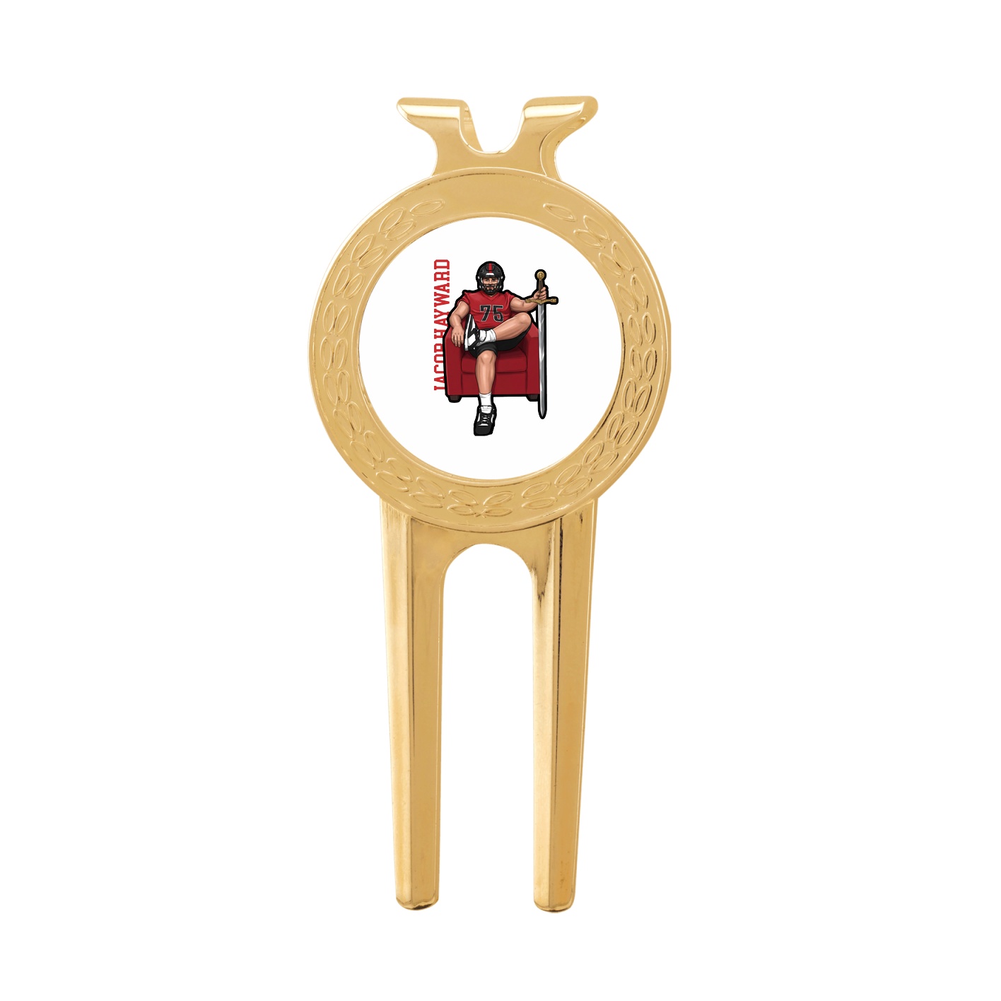 Divot Tool with Ball Marker — Name Vertical in Classic