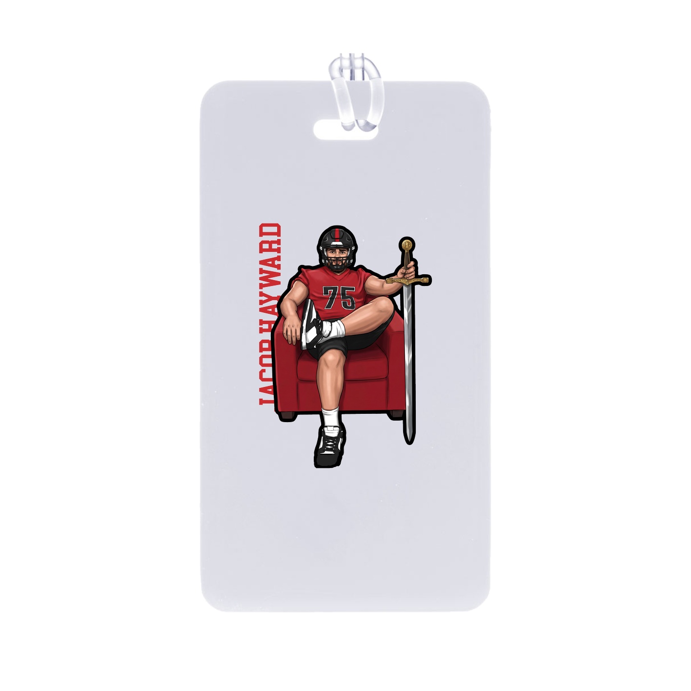 Bag Tag — Name Vertical in Classic