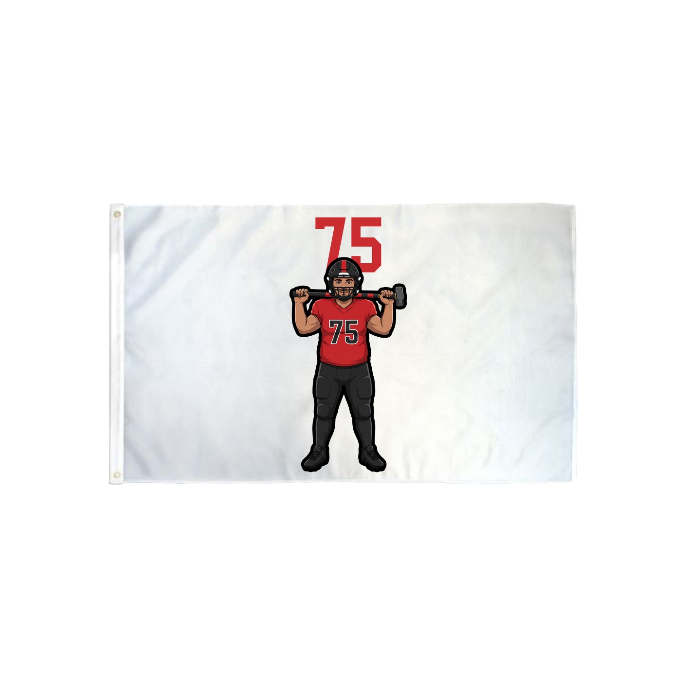 3x5 Flag — Number Top in Classic