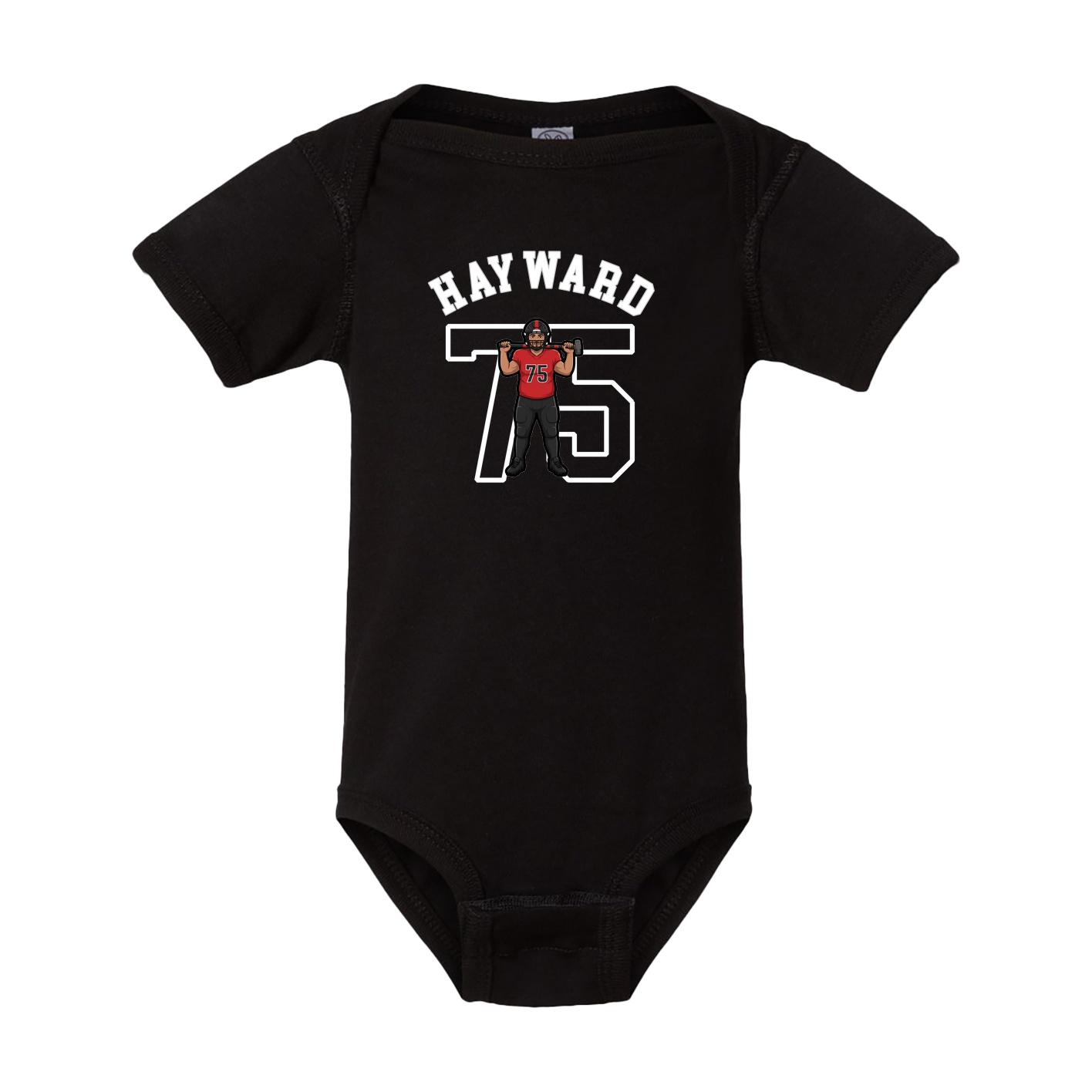 Baby Onesie — Shirsey Arch in Black
