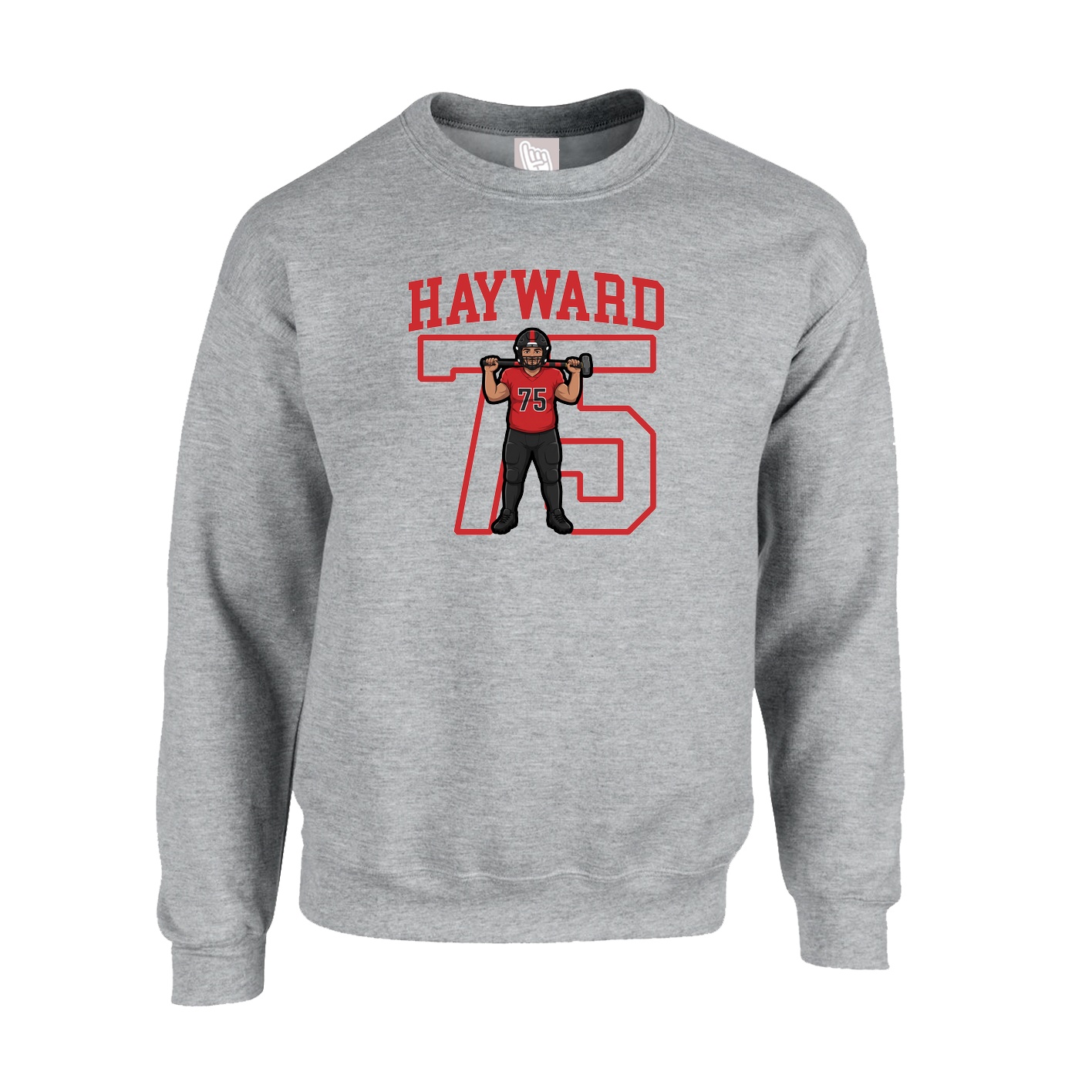 Fleece Crew — Shirsey in Grey