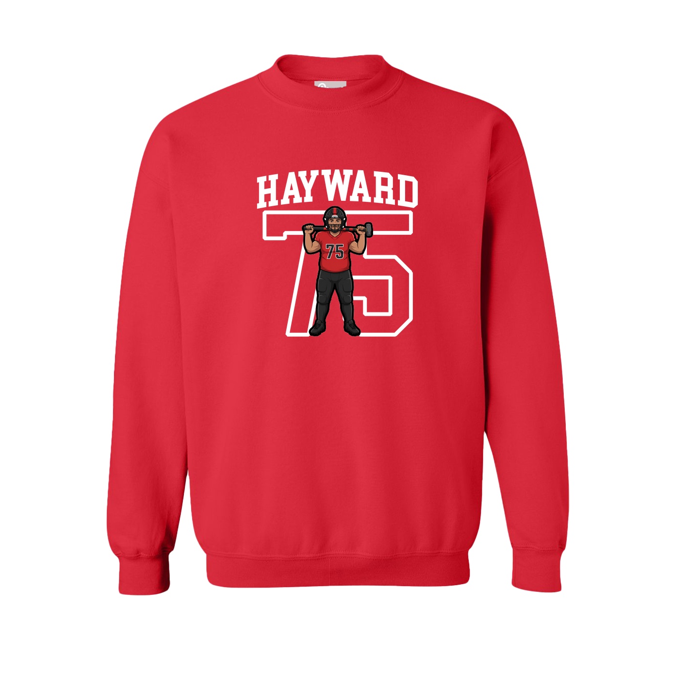 Fleece Crew — Shirsey in Red
