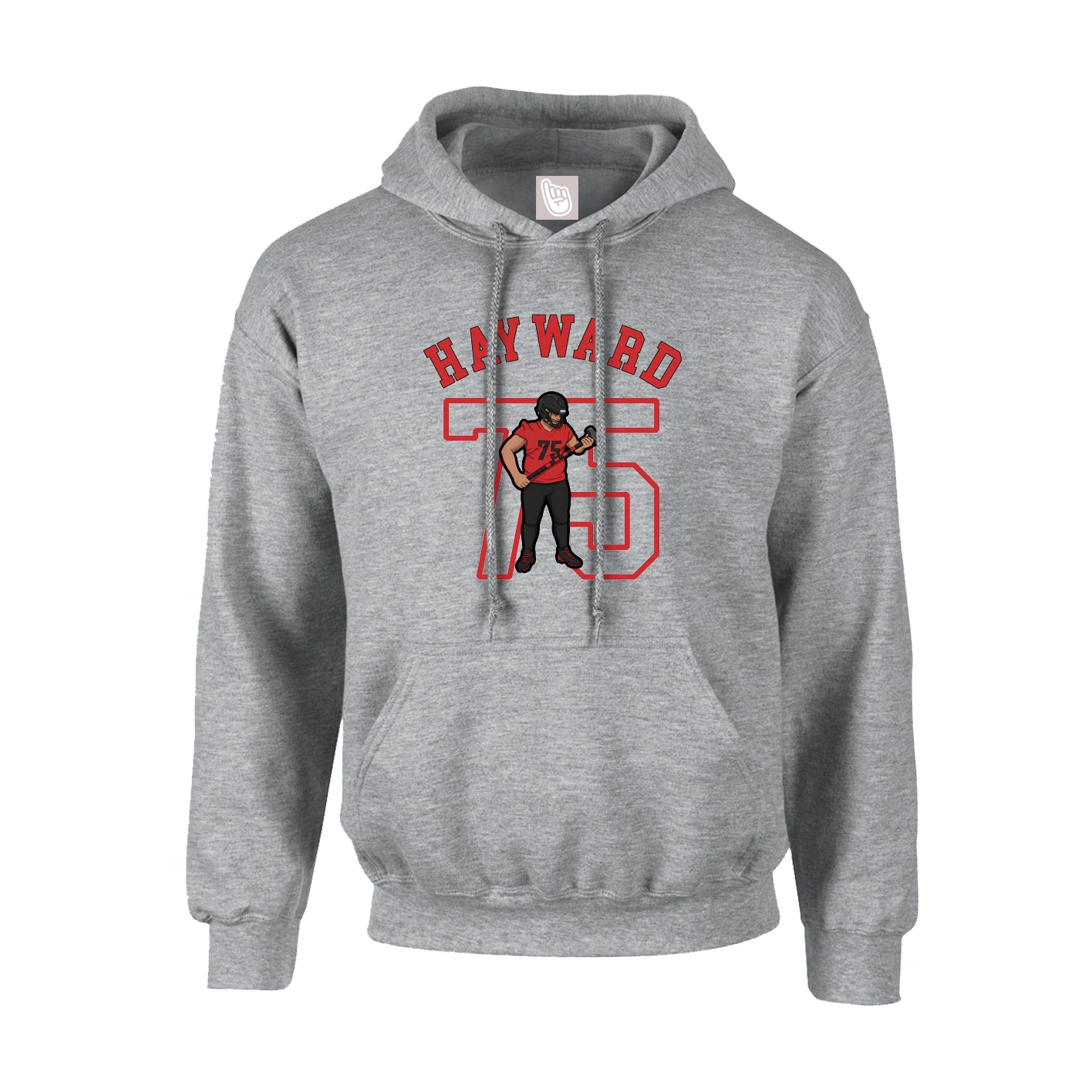 Youth Hoodie — Shirsey Arch in Grey