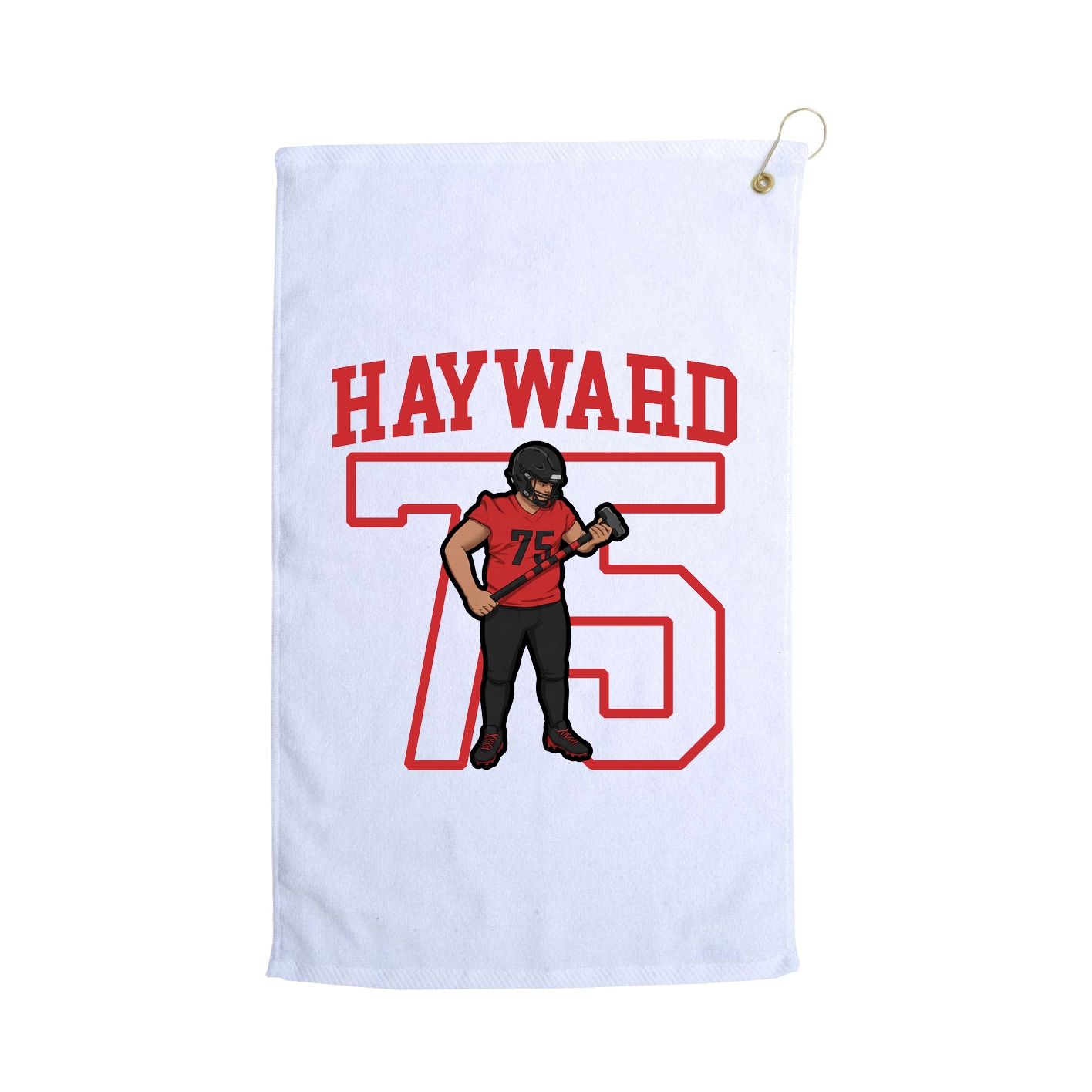 Golf Towel — Shirsey in White
