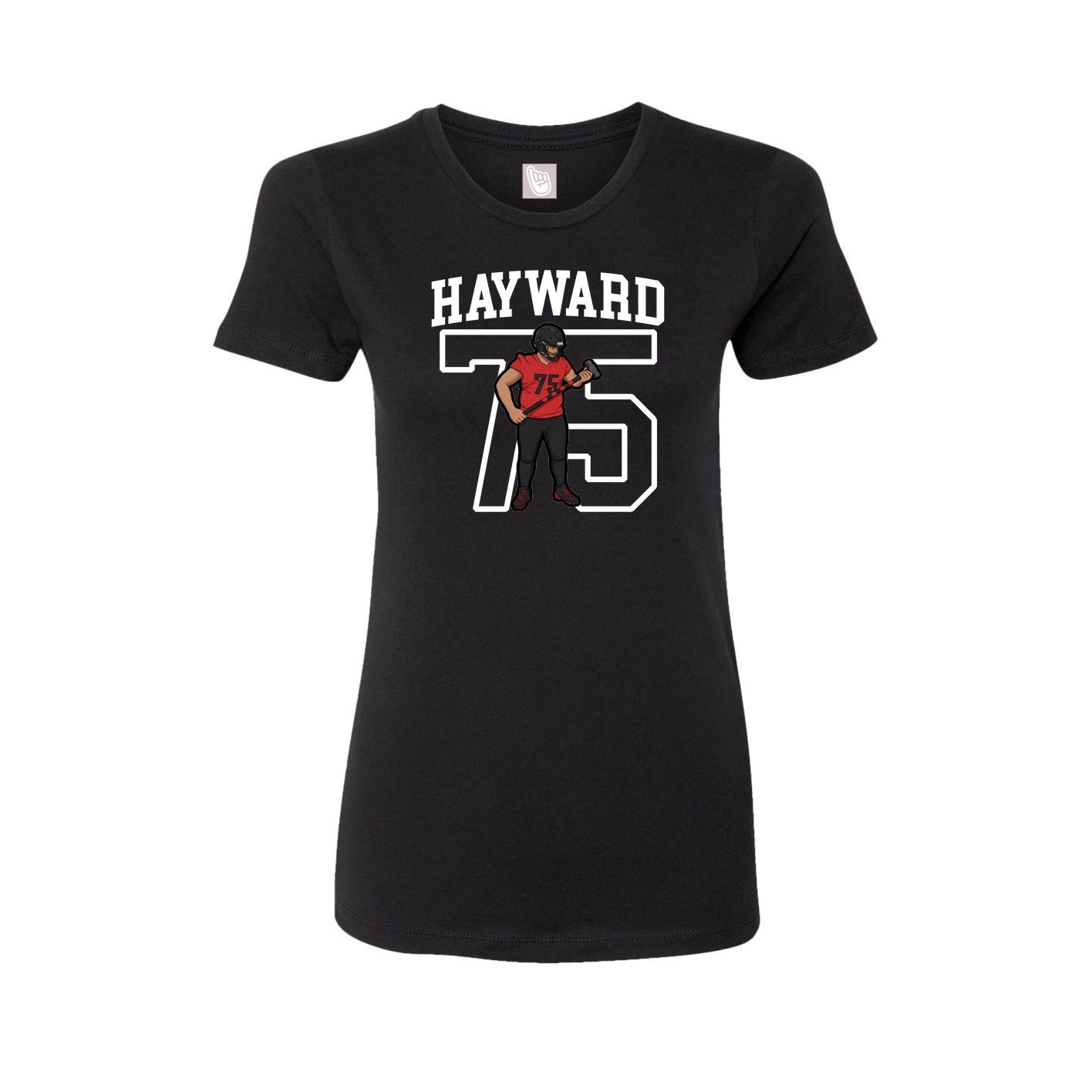 Fitted Women's Tee — Shirsey in Black