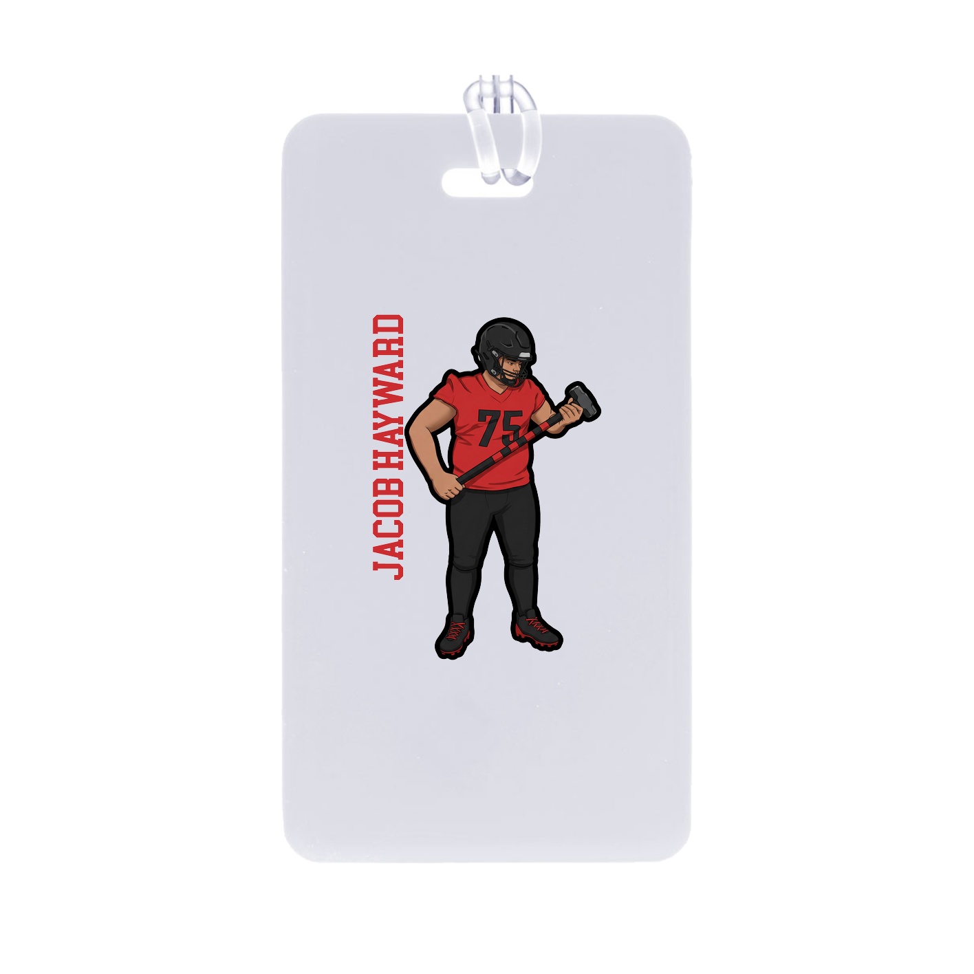 Bag Tag — Name Vertical in Classic