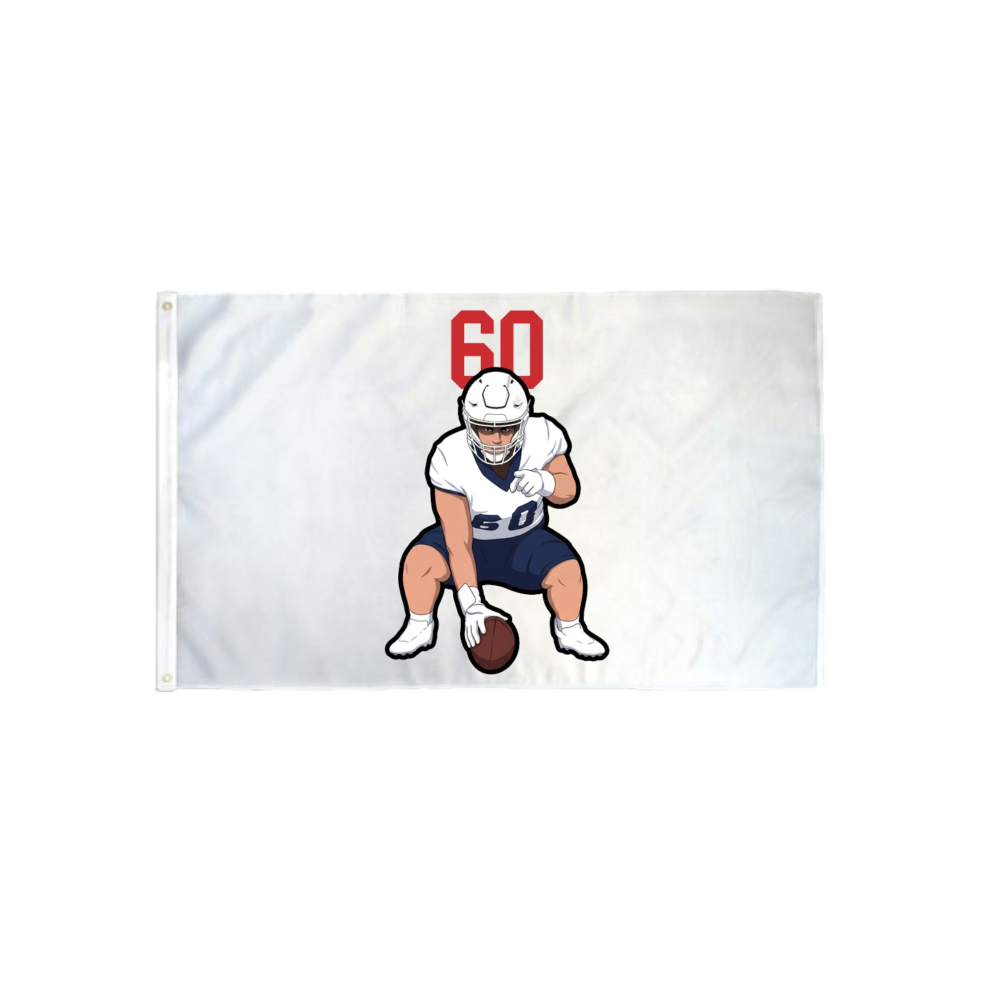 3x5 Flag — Number Top in Classic
