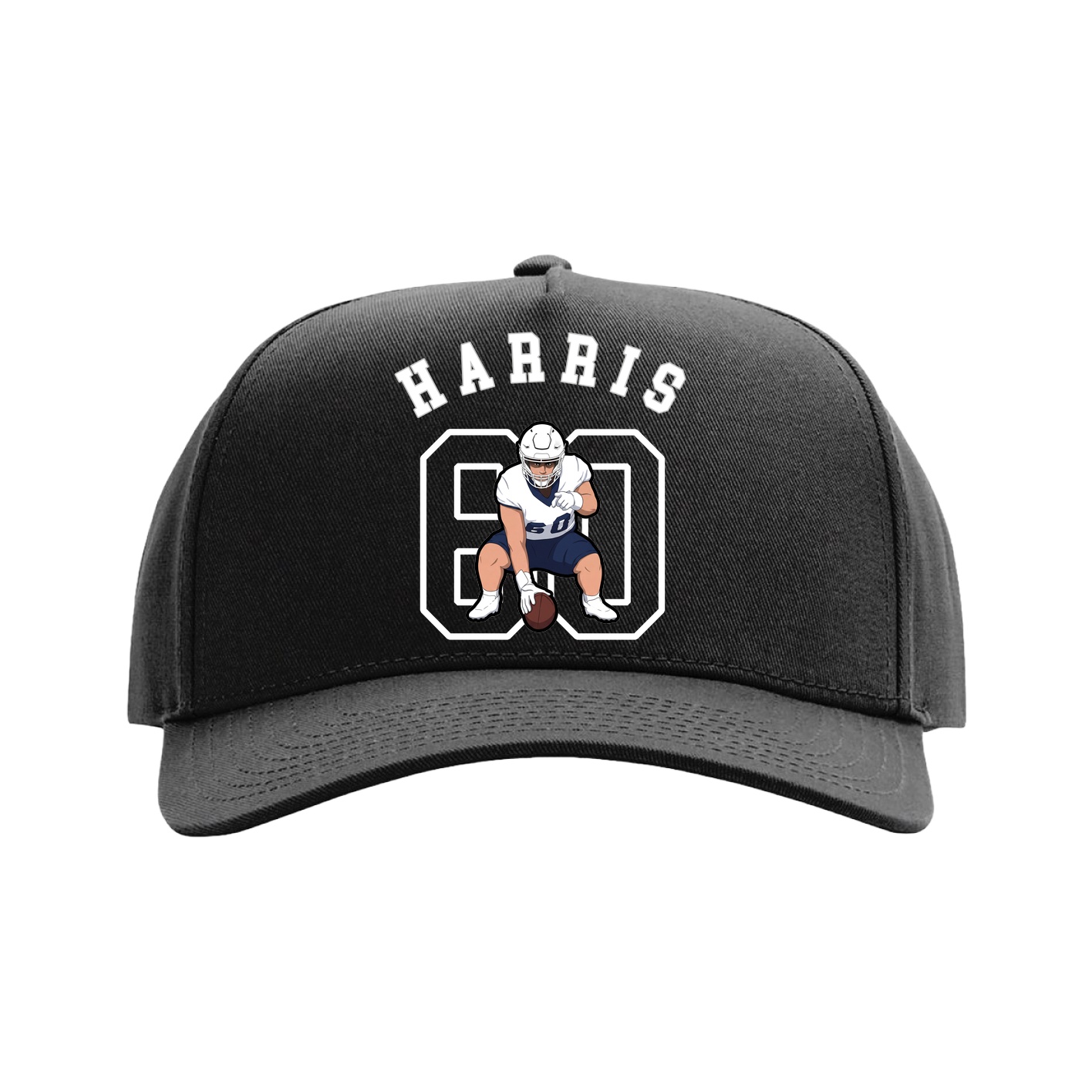 Full Fabric Five-Panel Champ Cap