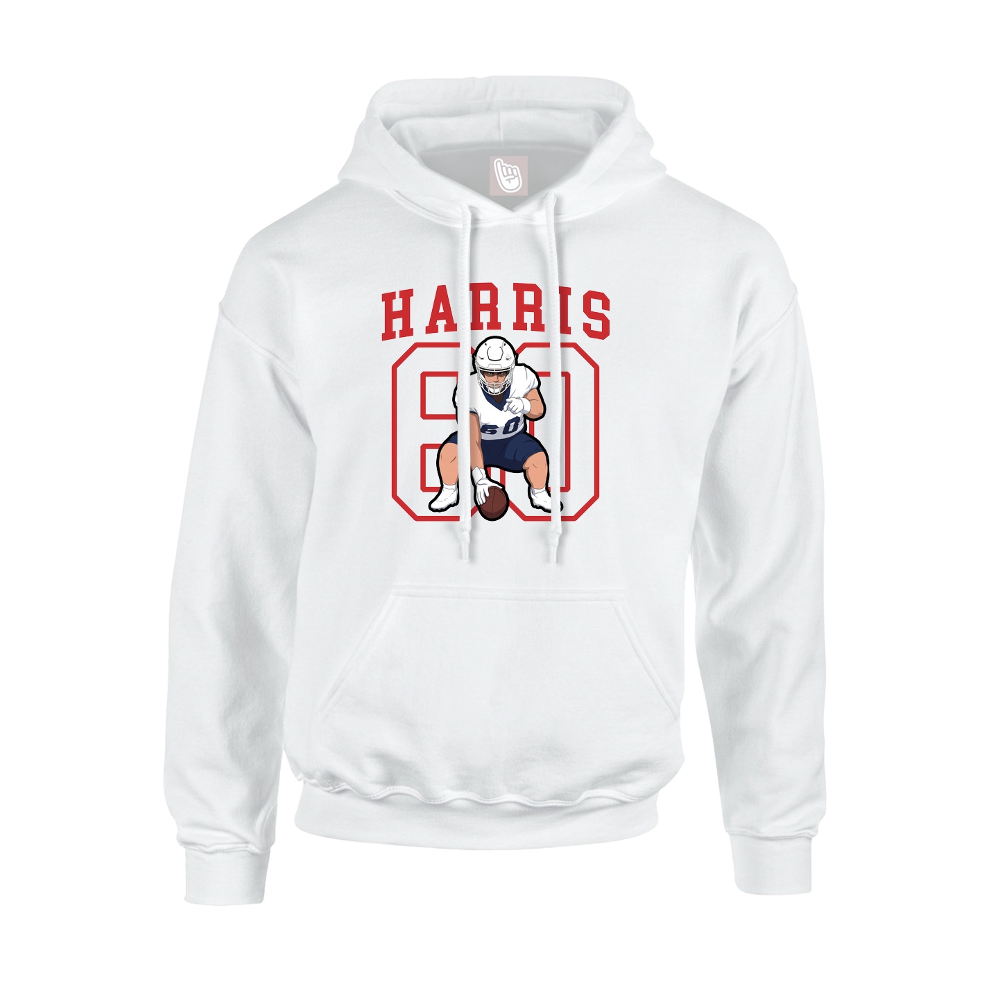 Hoodie — Shirsey in White