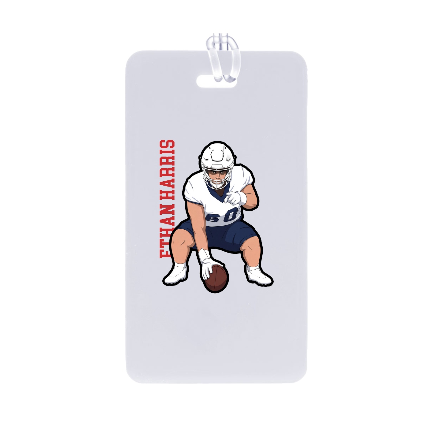 Bag Tag — Name Vertical in Classic