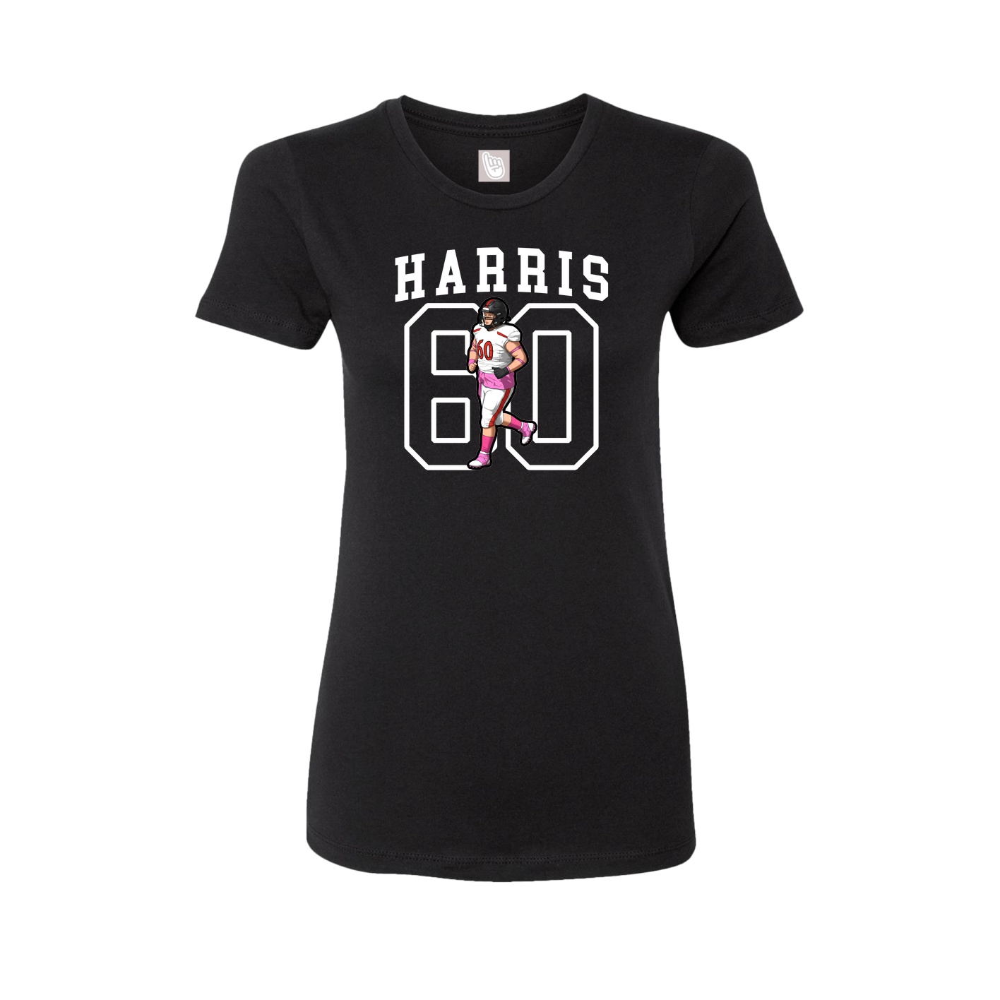 Fitted Women's Tee — Shirsey in Black