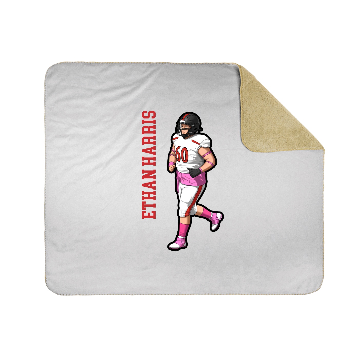 50x60 Sherpa Lined Throw Blanket