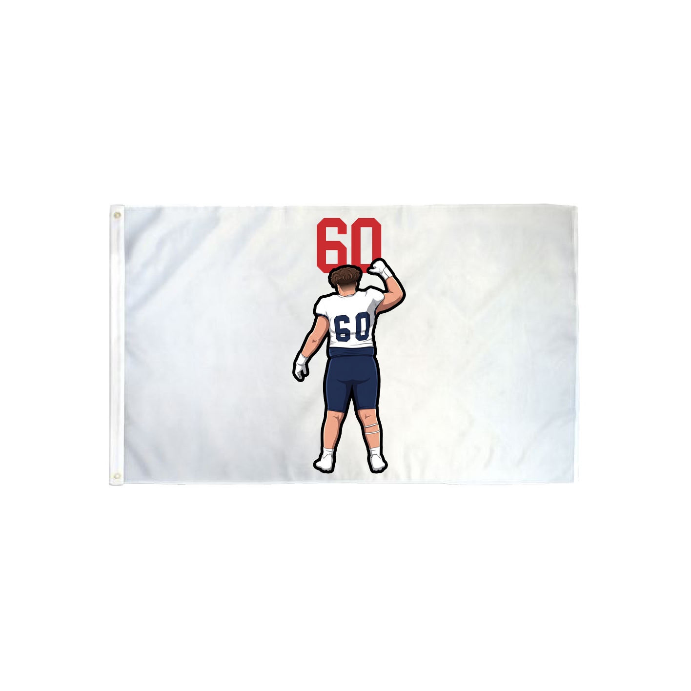 3x5 Flag — Number Top in Classic