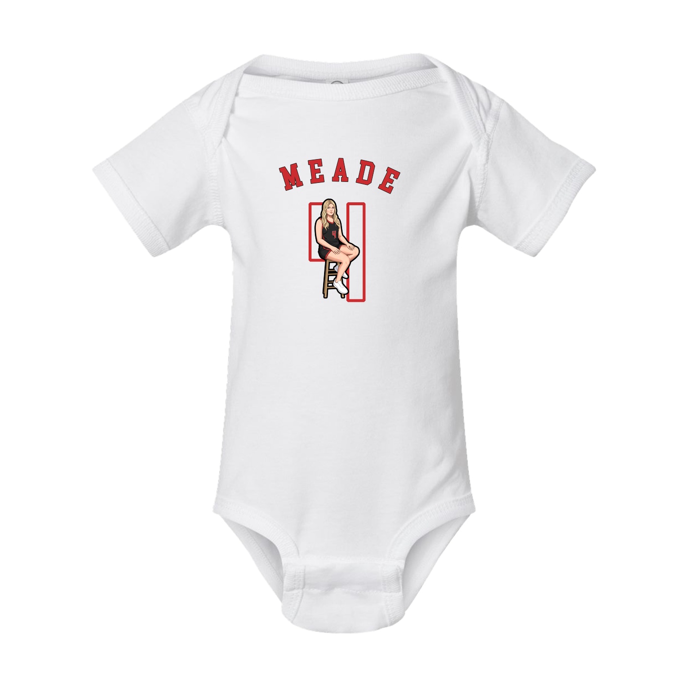Baby Onesie — Shirsey Arch in White
