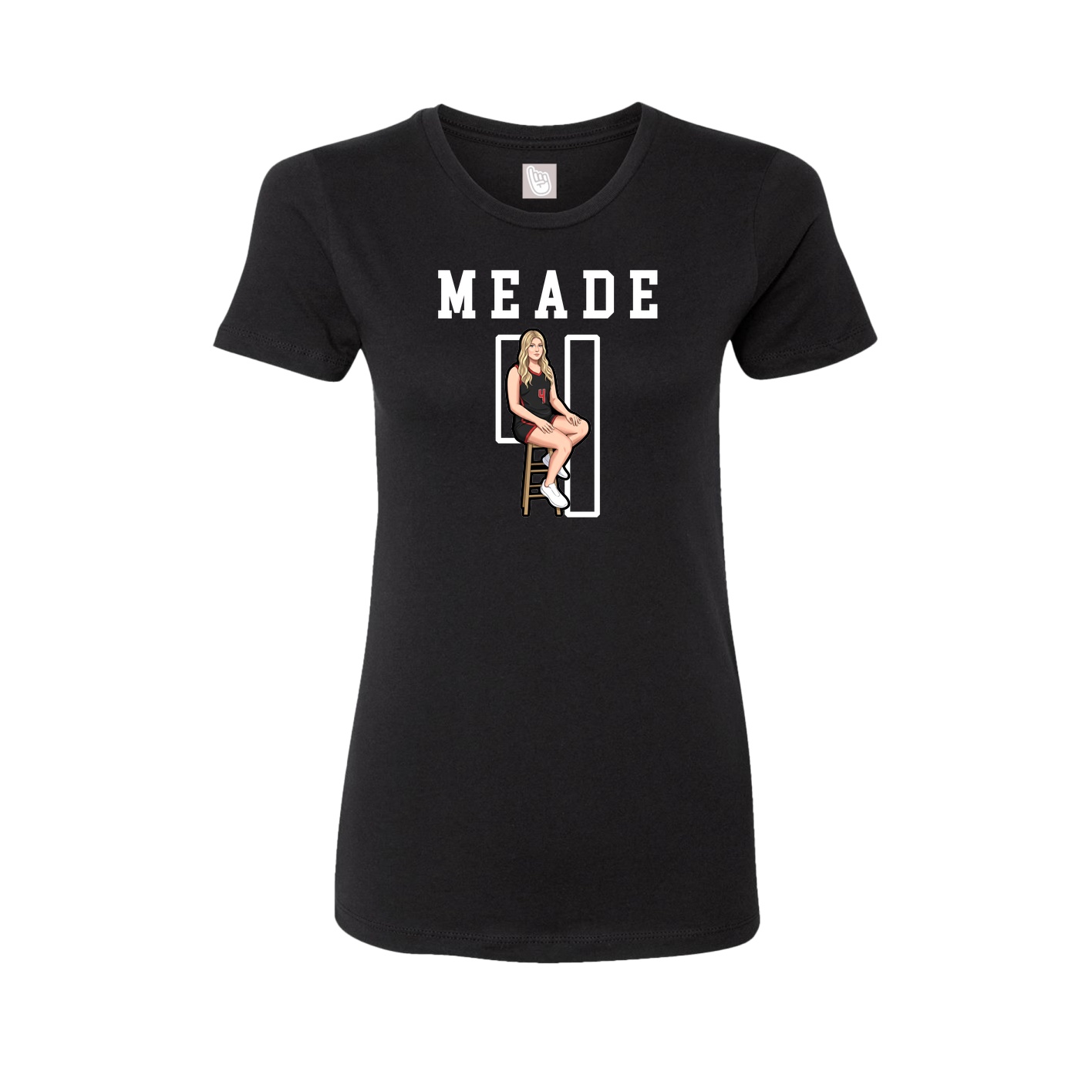 Fitted Women's Tee — Shirsey in Black