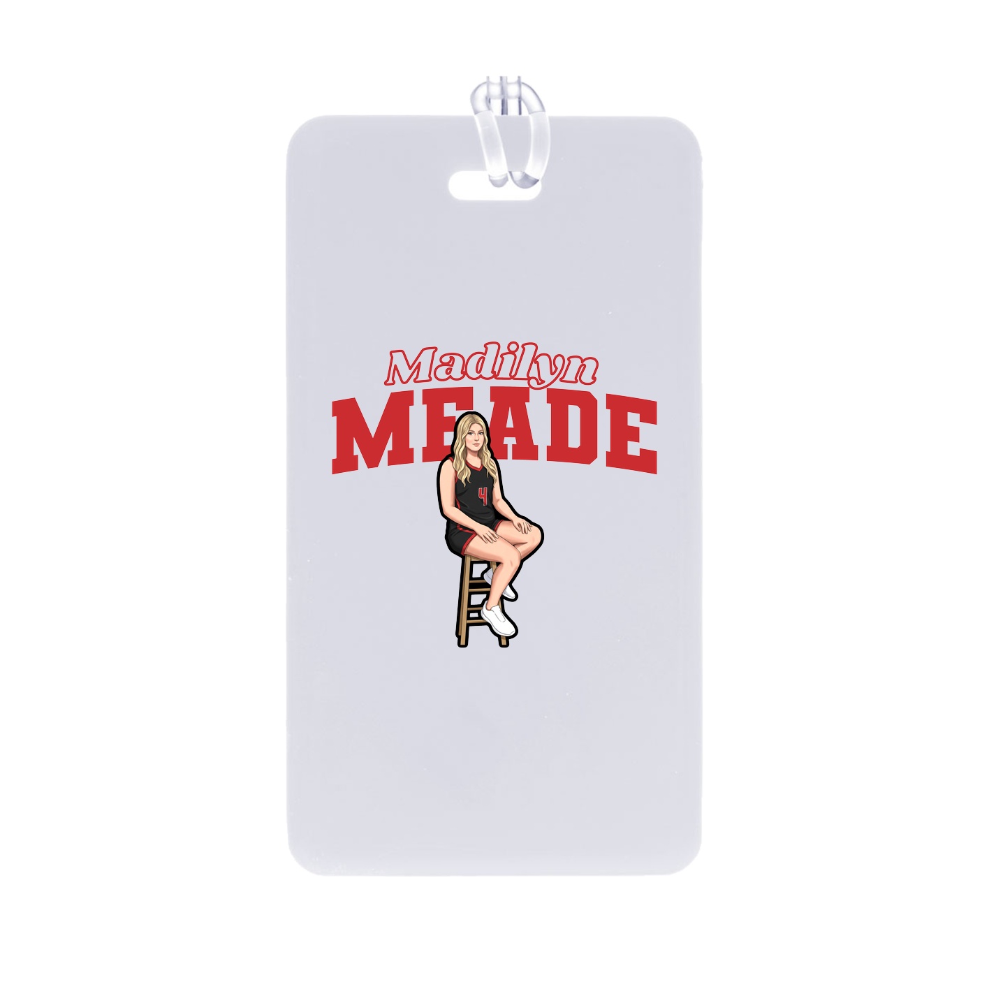 Bag Tag — Name Arch in Classic