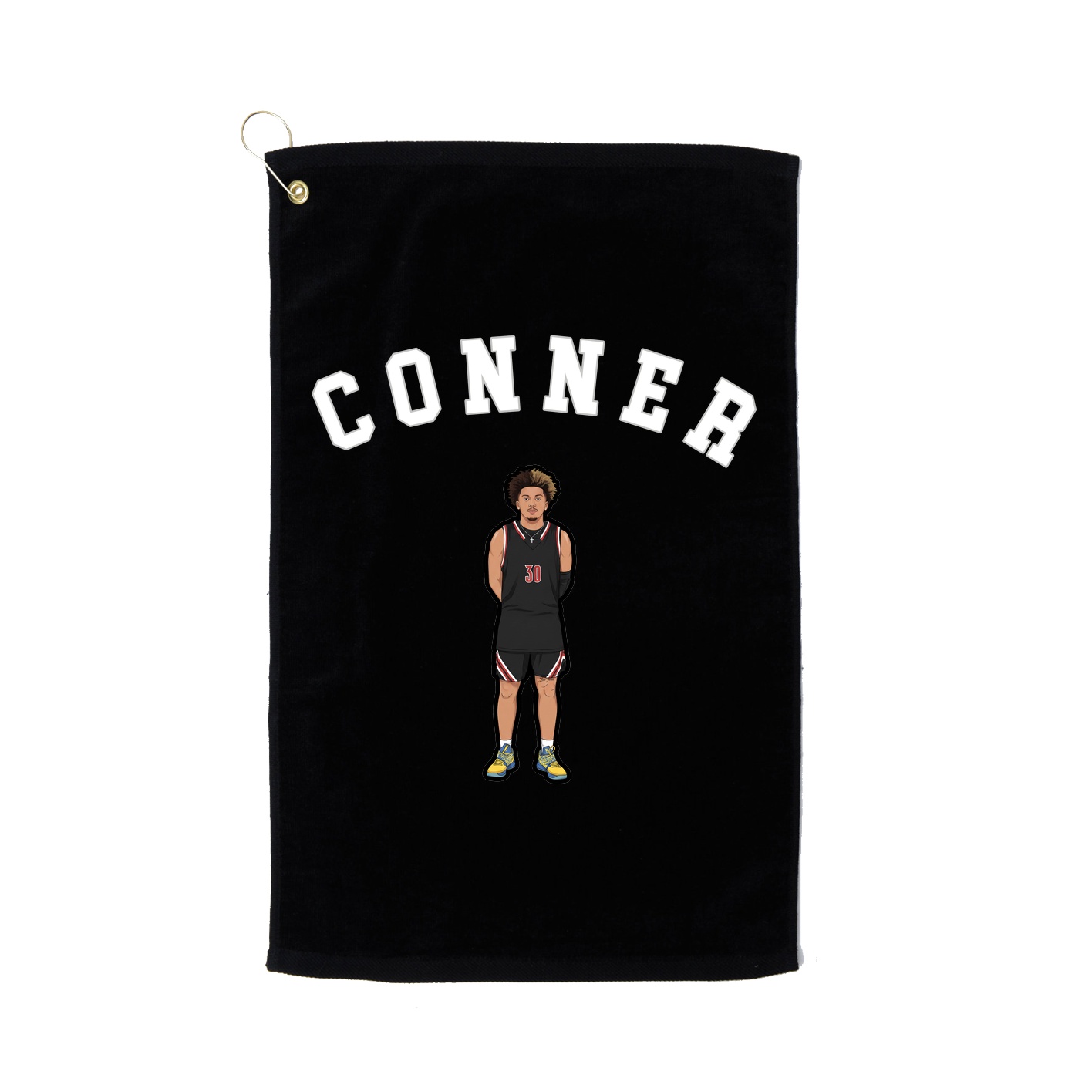 Golf Towel — Shirsey Arch in Black
