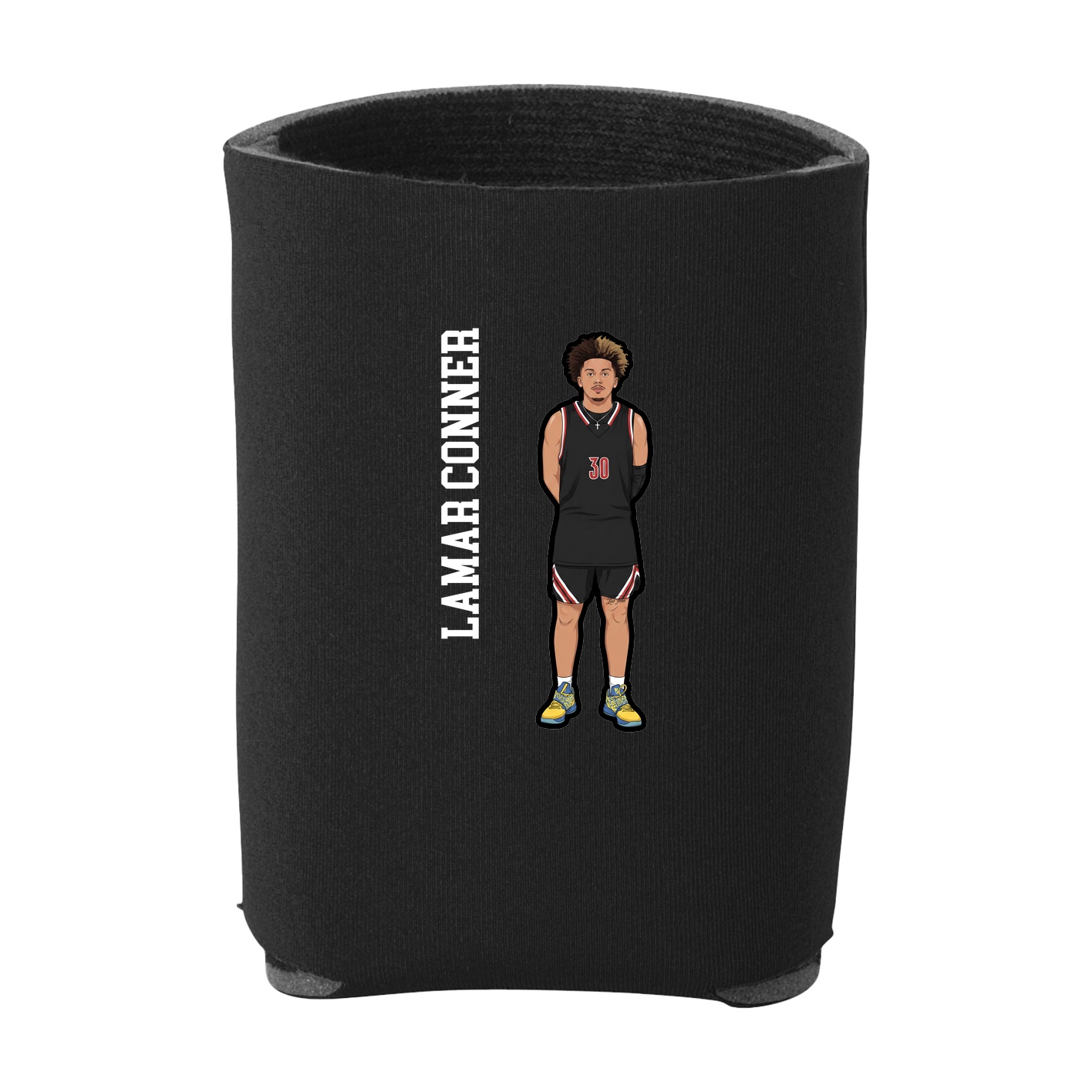 Can Holder — Name Vertical in Black