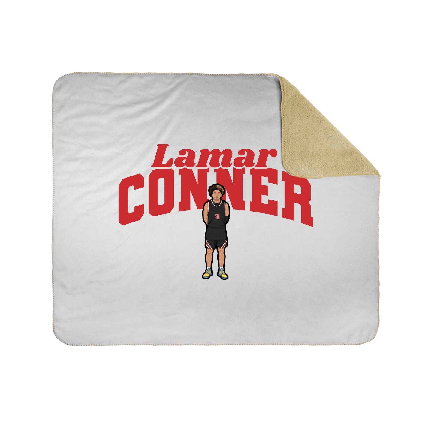 Throw Blanket — Signature Arch in White