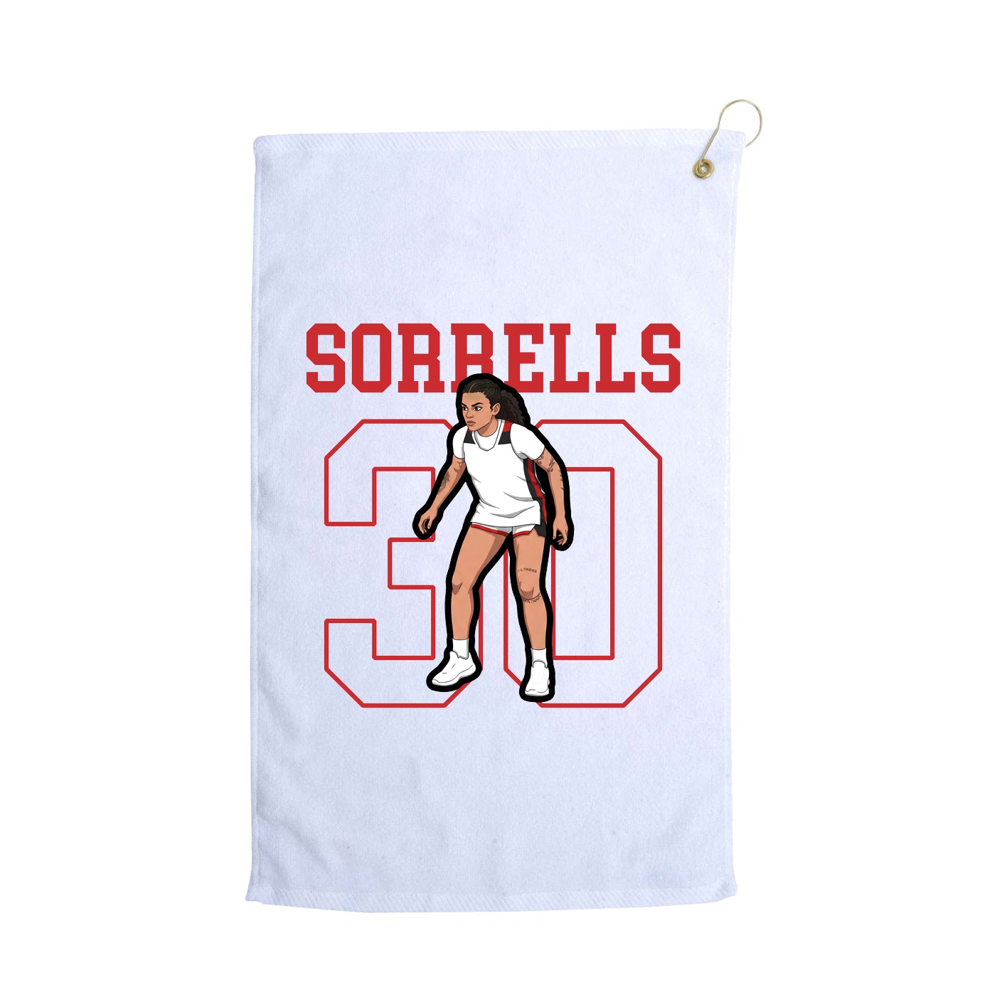 Golf Towel — Shirsey in White