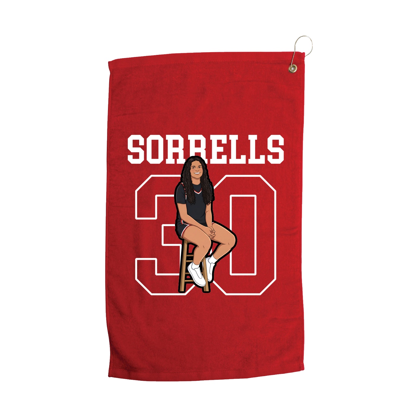 Golf Towel — Shirsey in Red