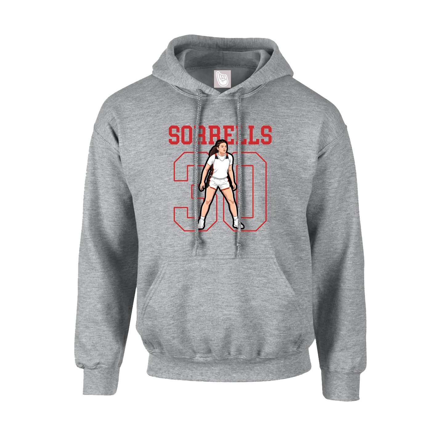 Hoodie — Shirsey in Grey