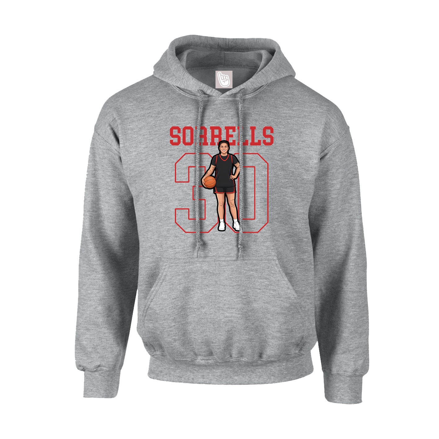 Hoodie — Shirsey in Grey