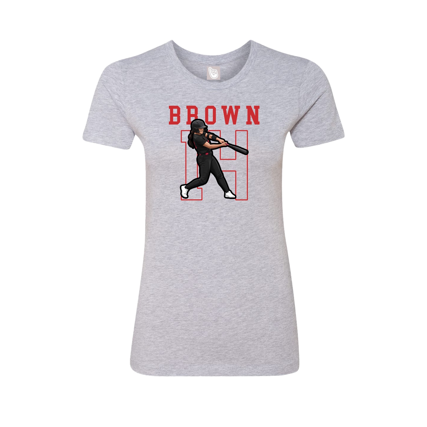 Fitted Women's Tee — Shirsey in Grey