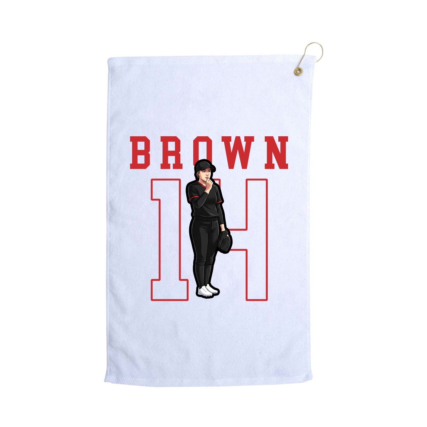 Golf Towel — Shirsey in White