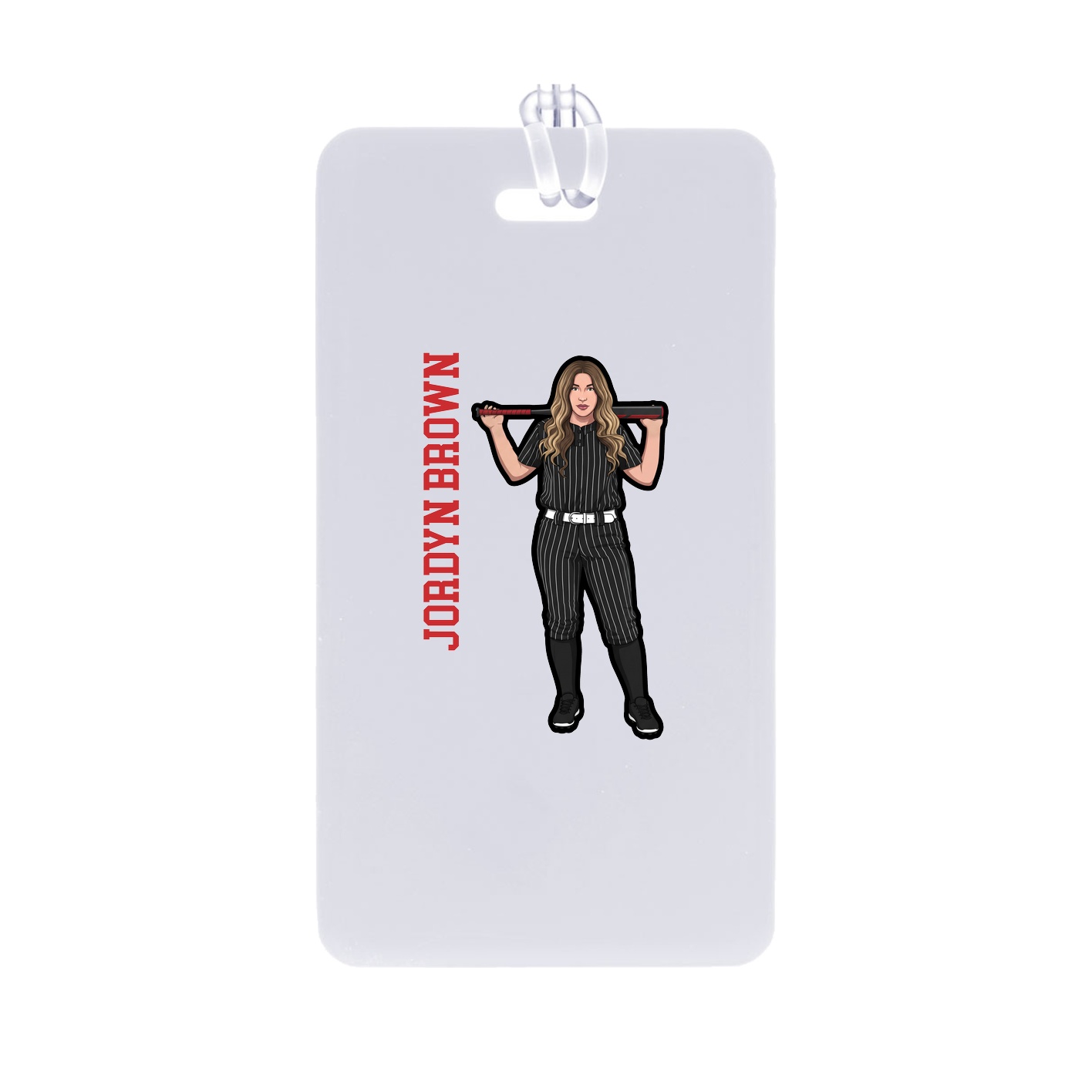 Bag Tag — Name Vertical in Classic