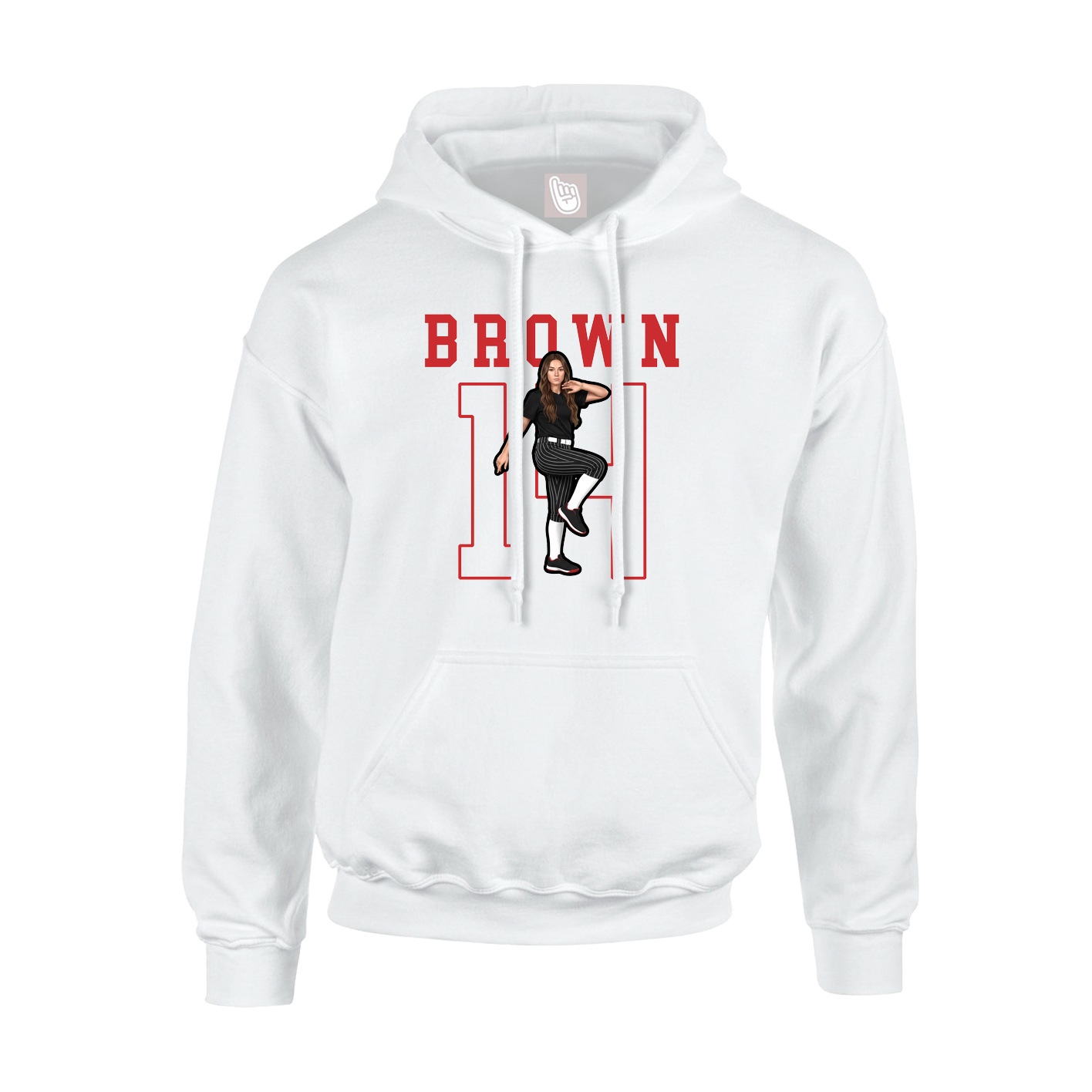 Youth Hoodie — Shirsey in White