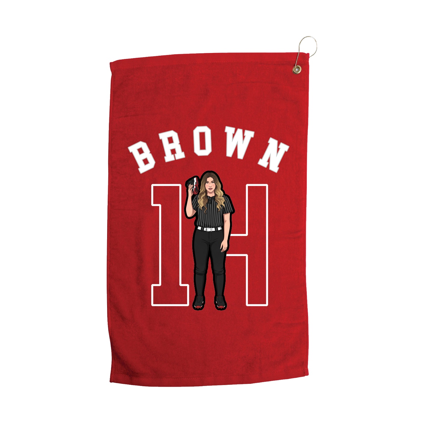 Golf Towel — Shirsey Arch in Red