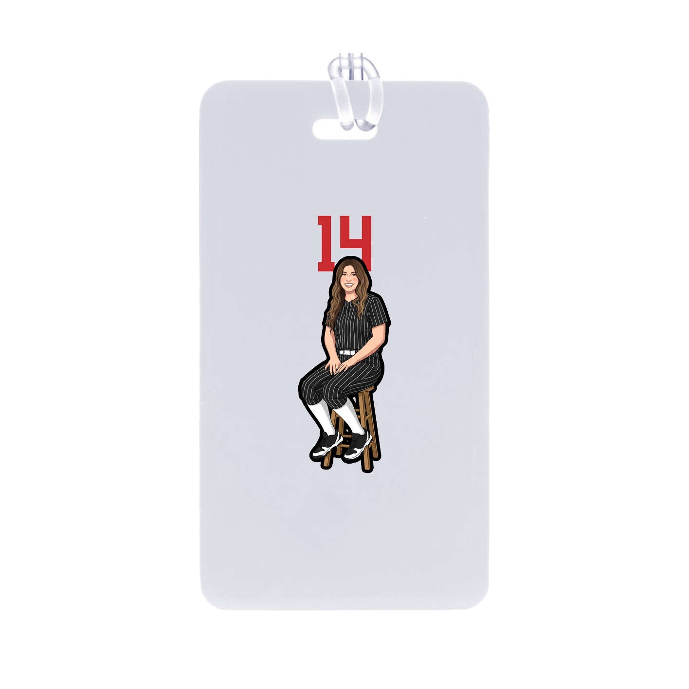 Bag Tag — Number Top in Classic